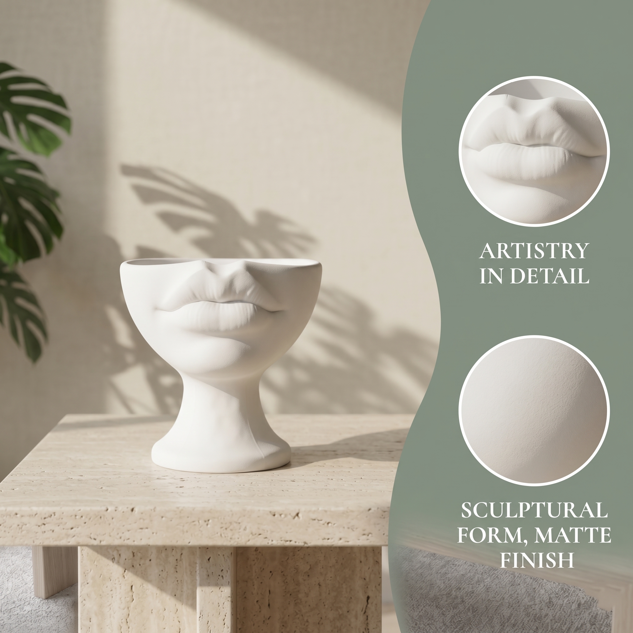 Modern Face Catchall Bowl