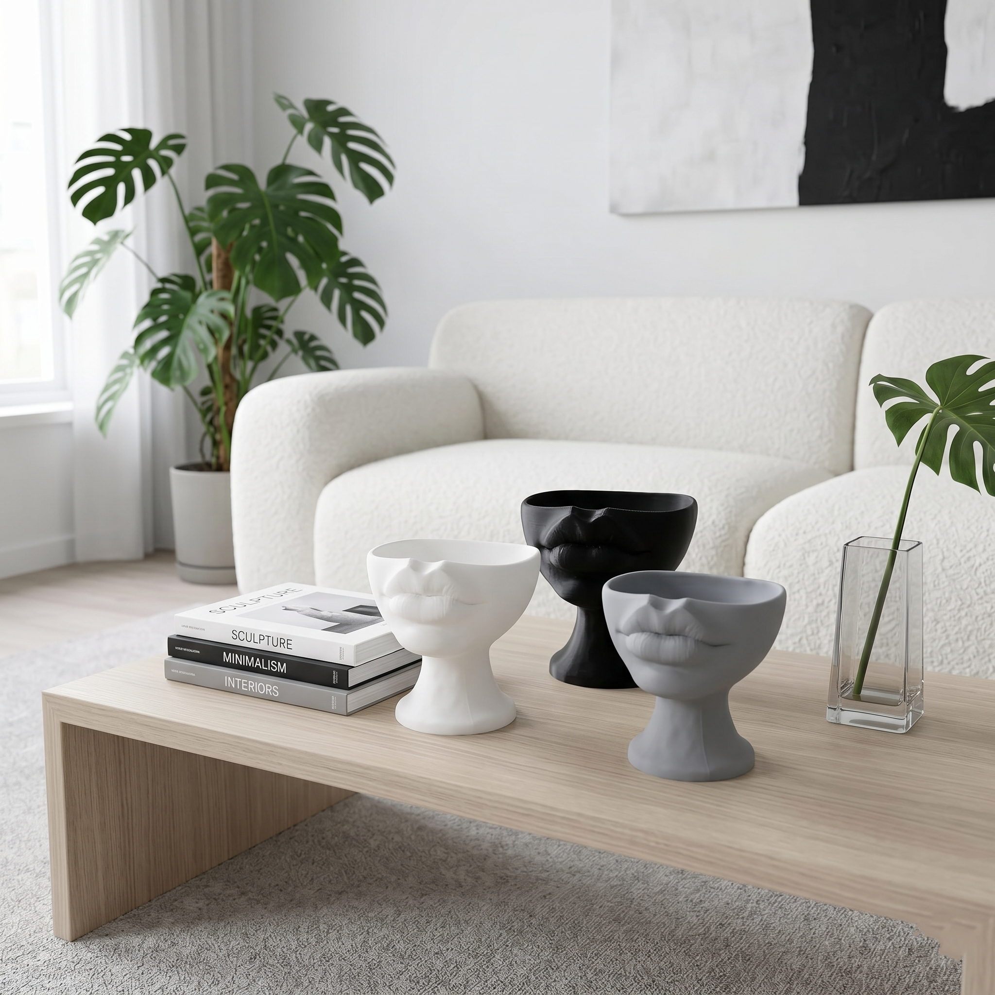 Modern Face Catchall Bowl