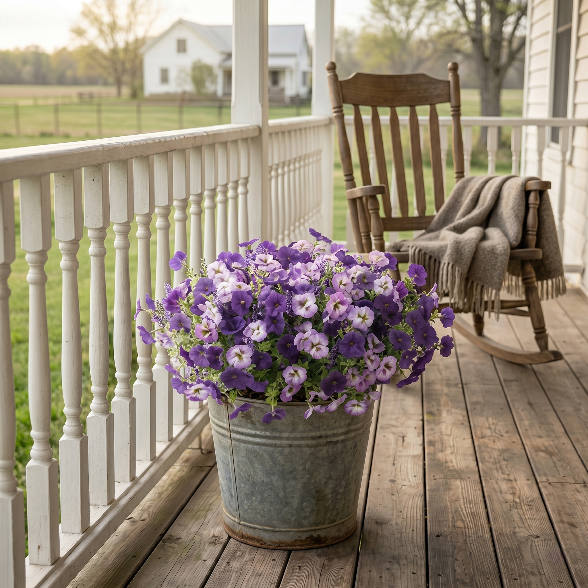 Artificial Flower Decorations, Colorfast Fake Pansies And Plants