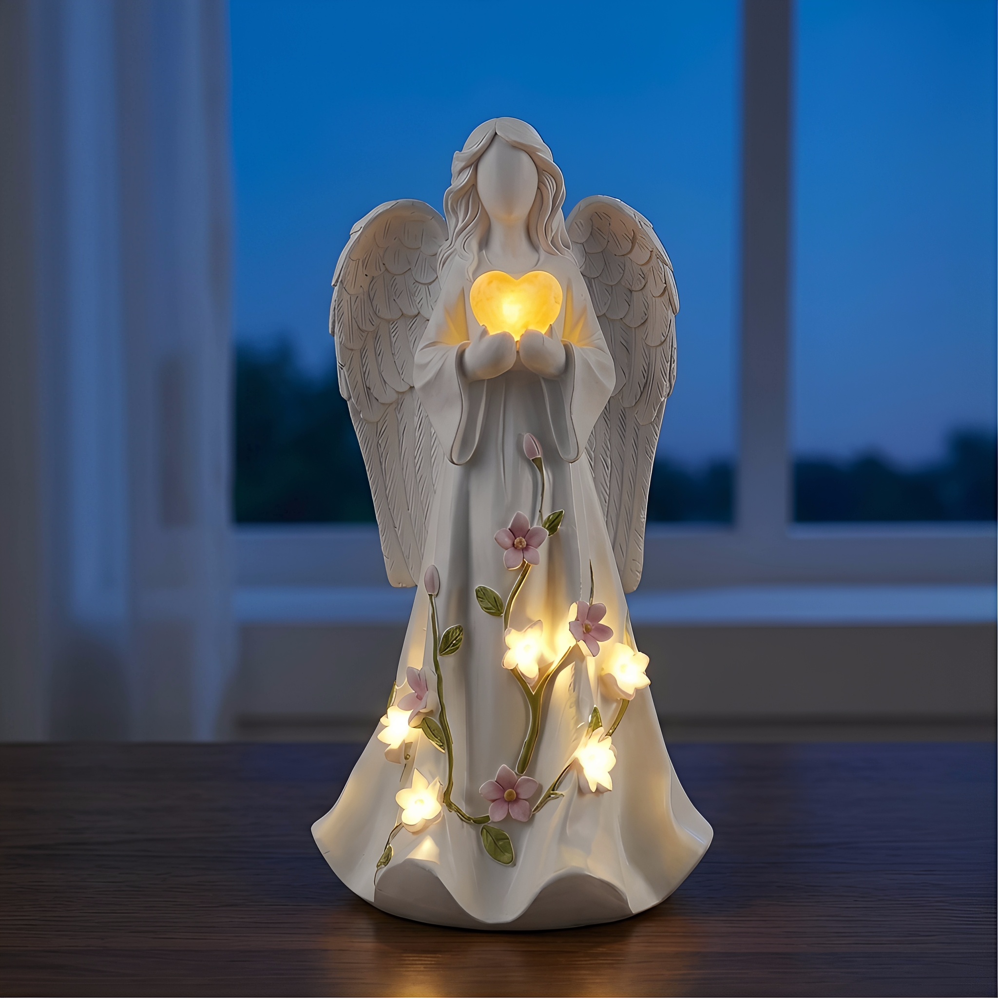 Mother's Day Angel Statue Garden Lights
