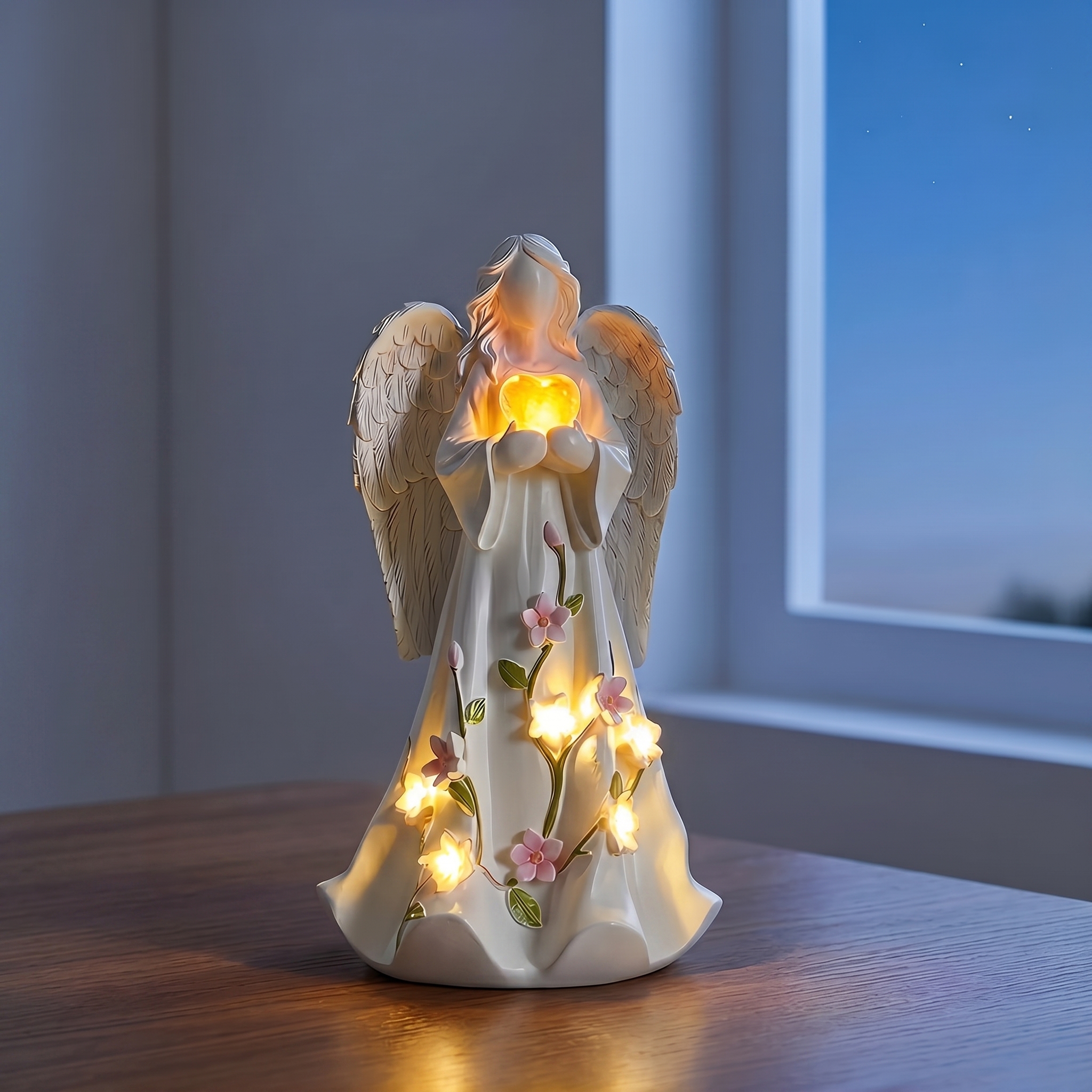 Mother's Day Angel Statue Garden Lights