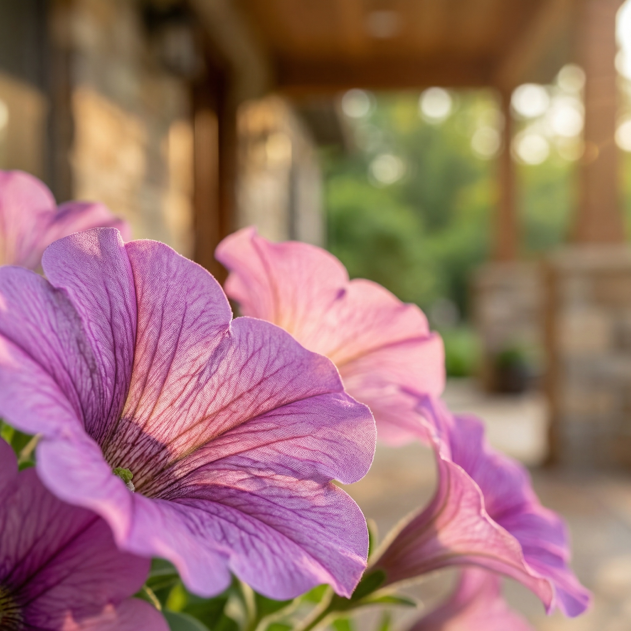 Colorful Silk Violet Outdoor UV-Protective Decorative Artificial Plant