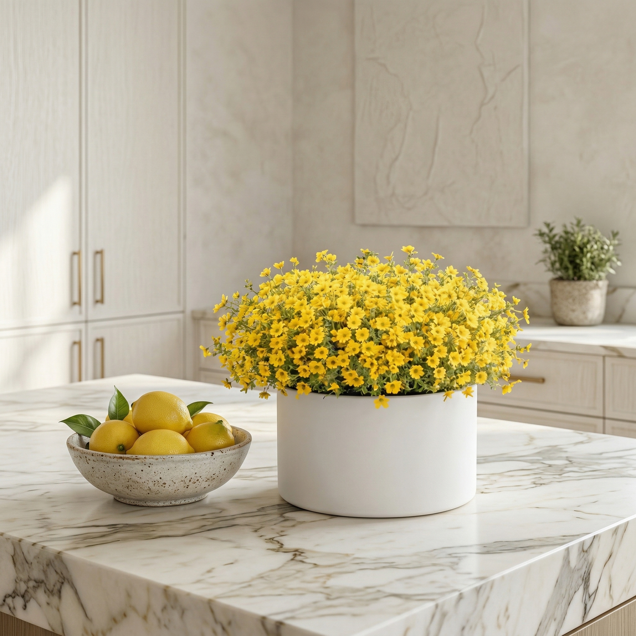 Colorful Silk Violet Outdoor UV-Protective Decorative Artificial Plant