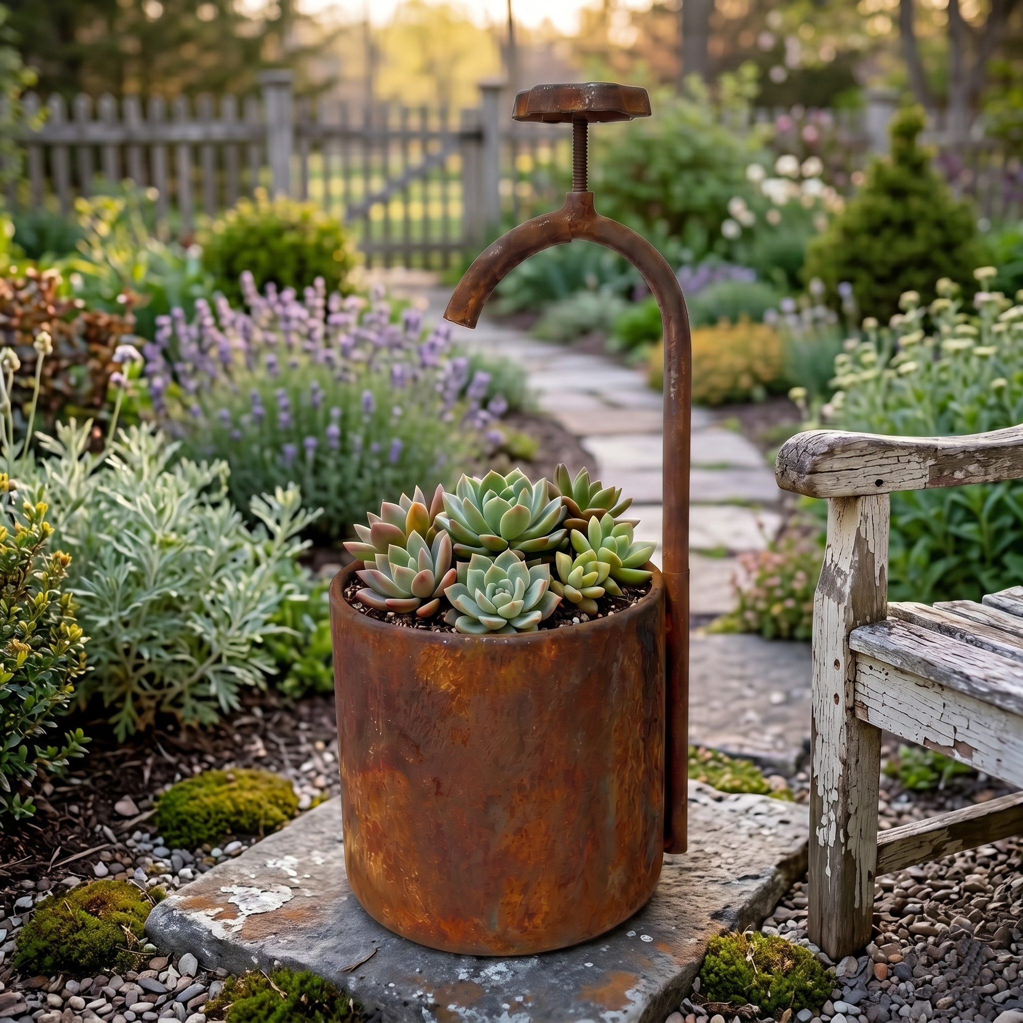 Wrought Iron Flower Pots For Courtyards And Outdoor Gardens