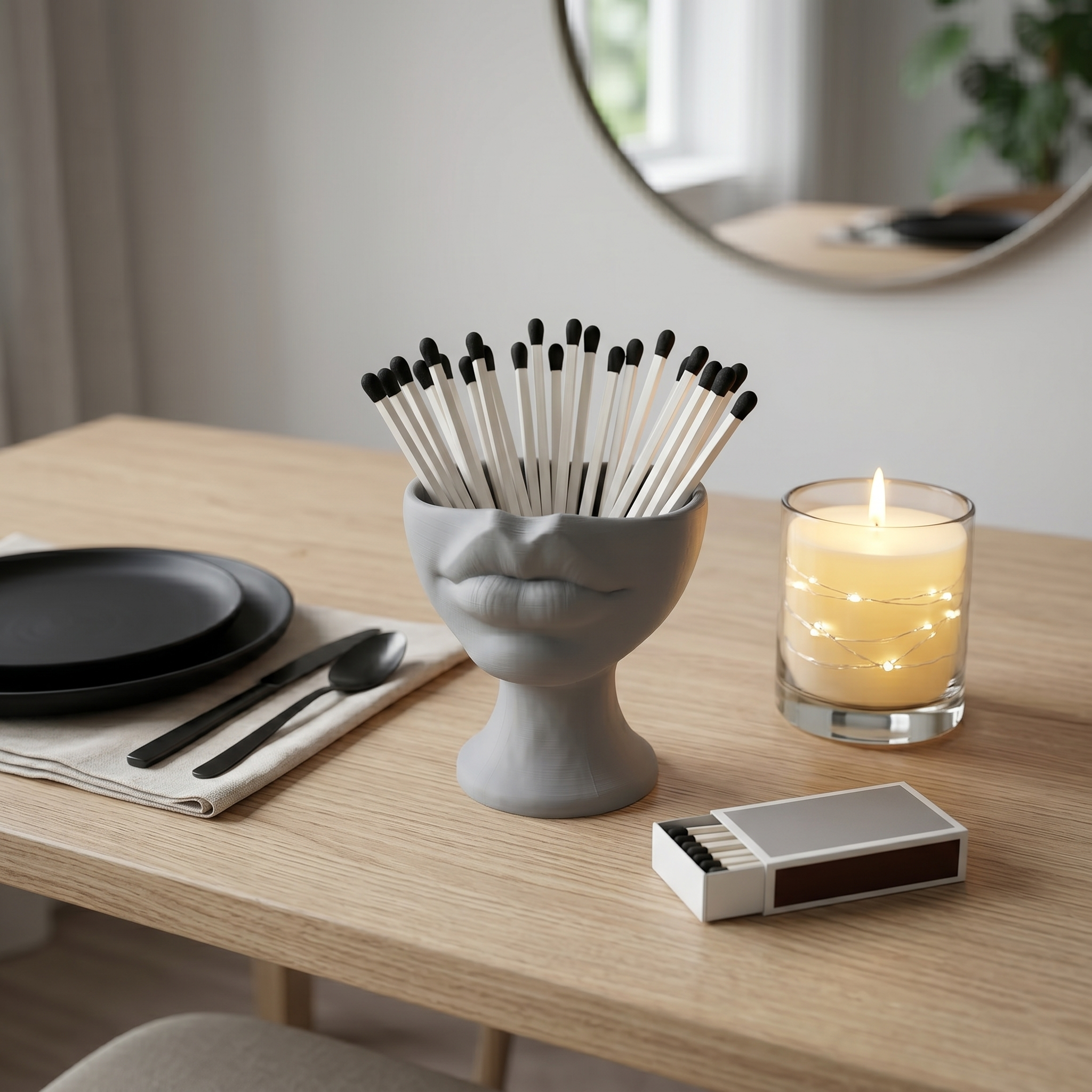 Modern Face Catchall Bowl