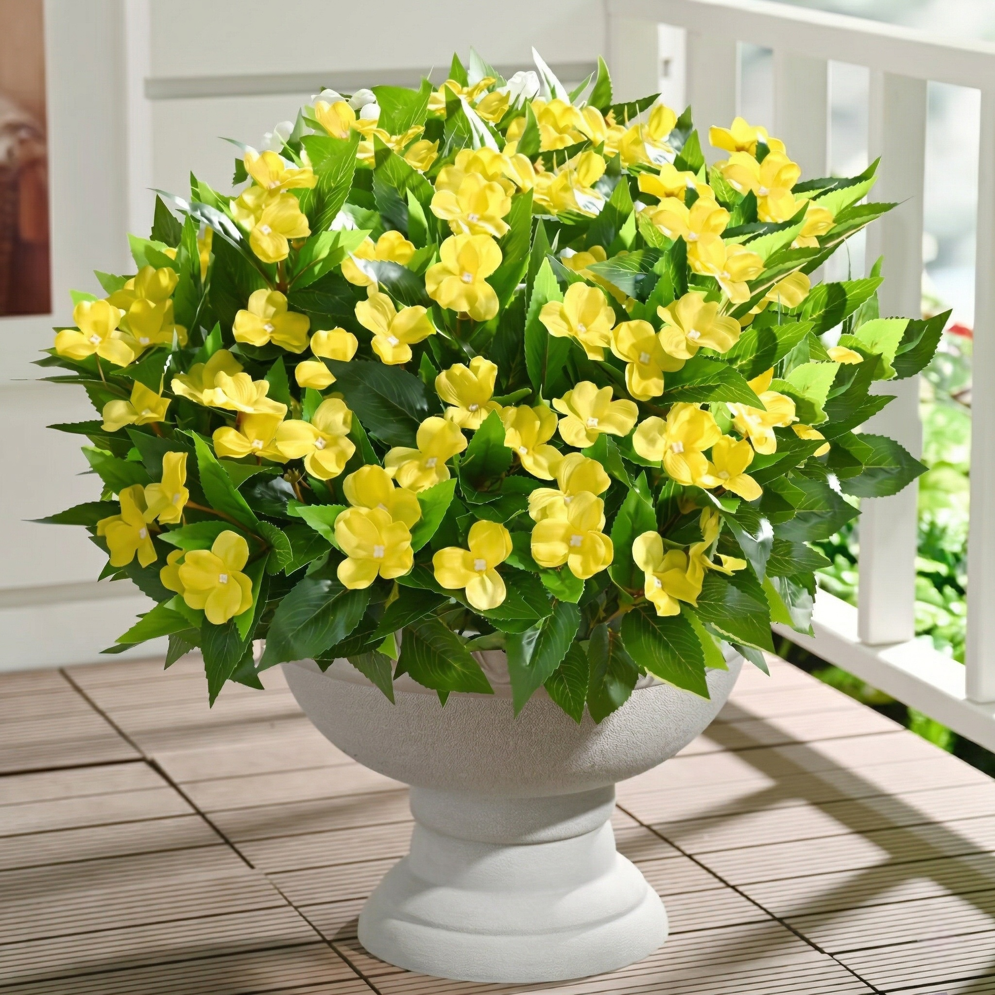 Full Bloom Impatiens Potted Flowers