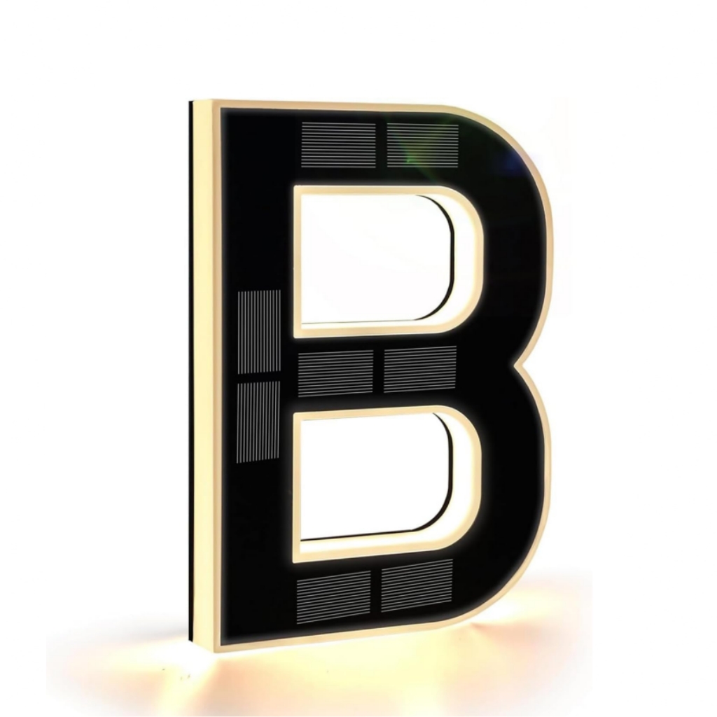 Modern Solar LED Illuminated House Number