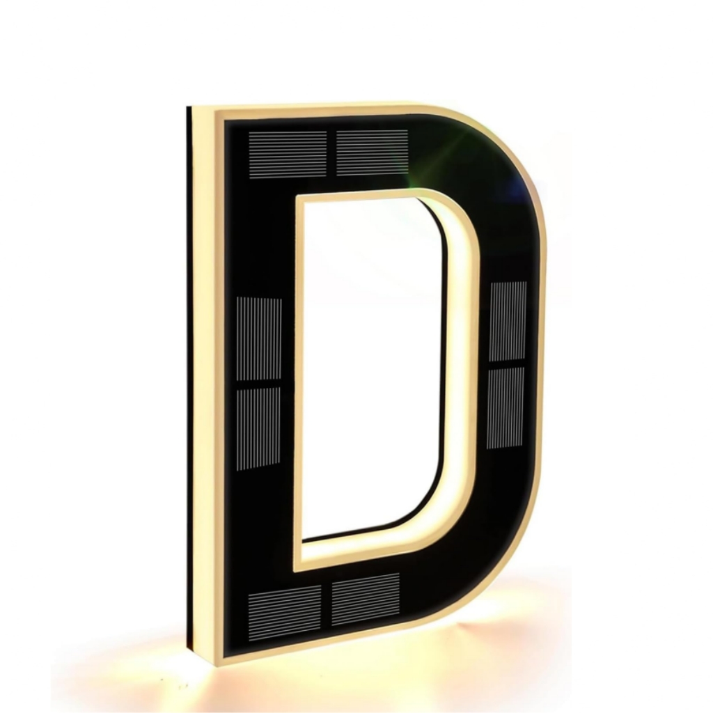 Modern Solar LED Illuminated House Number