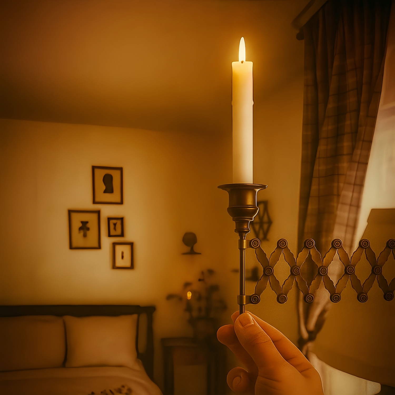 Vintage Wall-Mounted Candle Holder