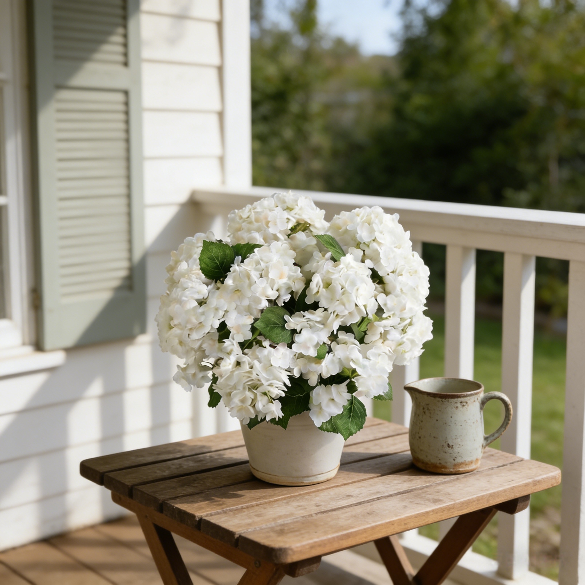 Artificial Hydrangea Bush