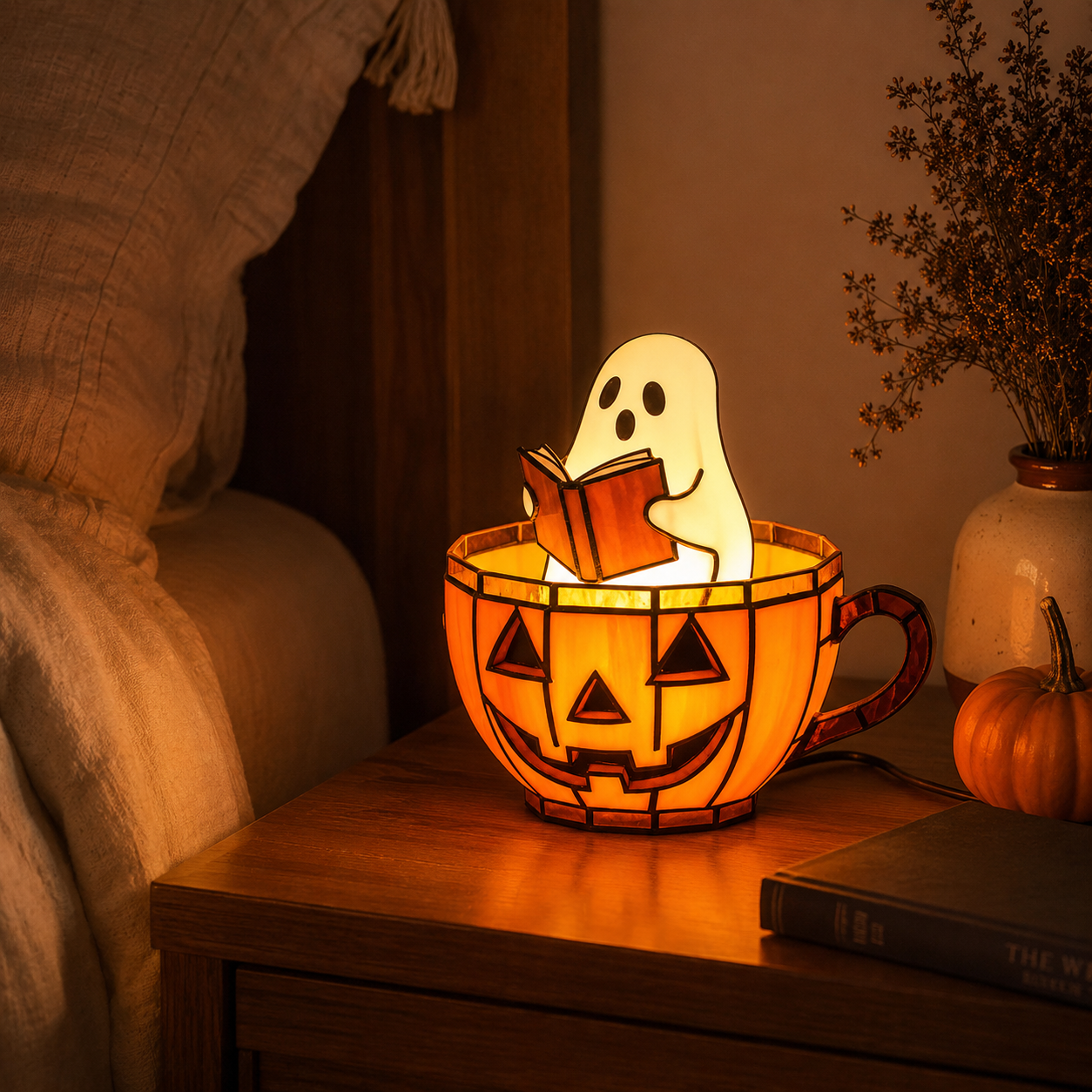 Halloween Ghost Reading Lamp