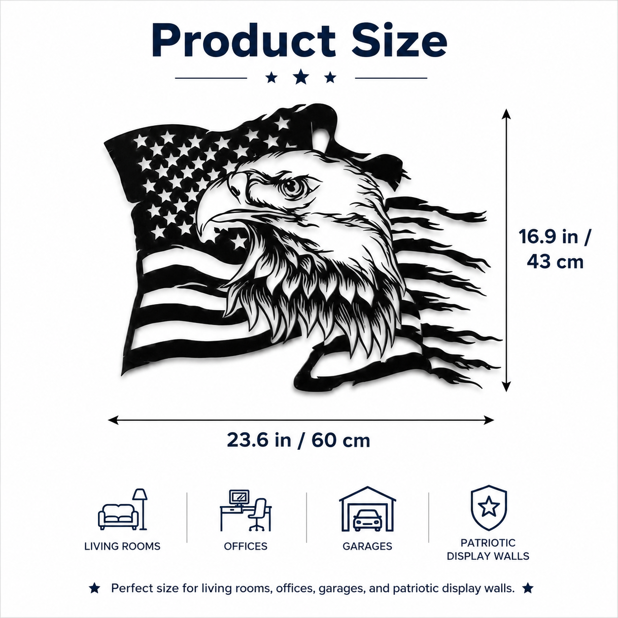 American Eagle Metal Wall Art
