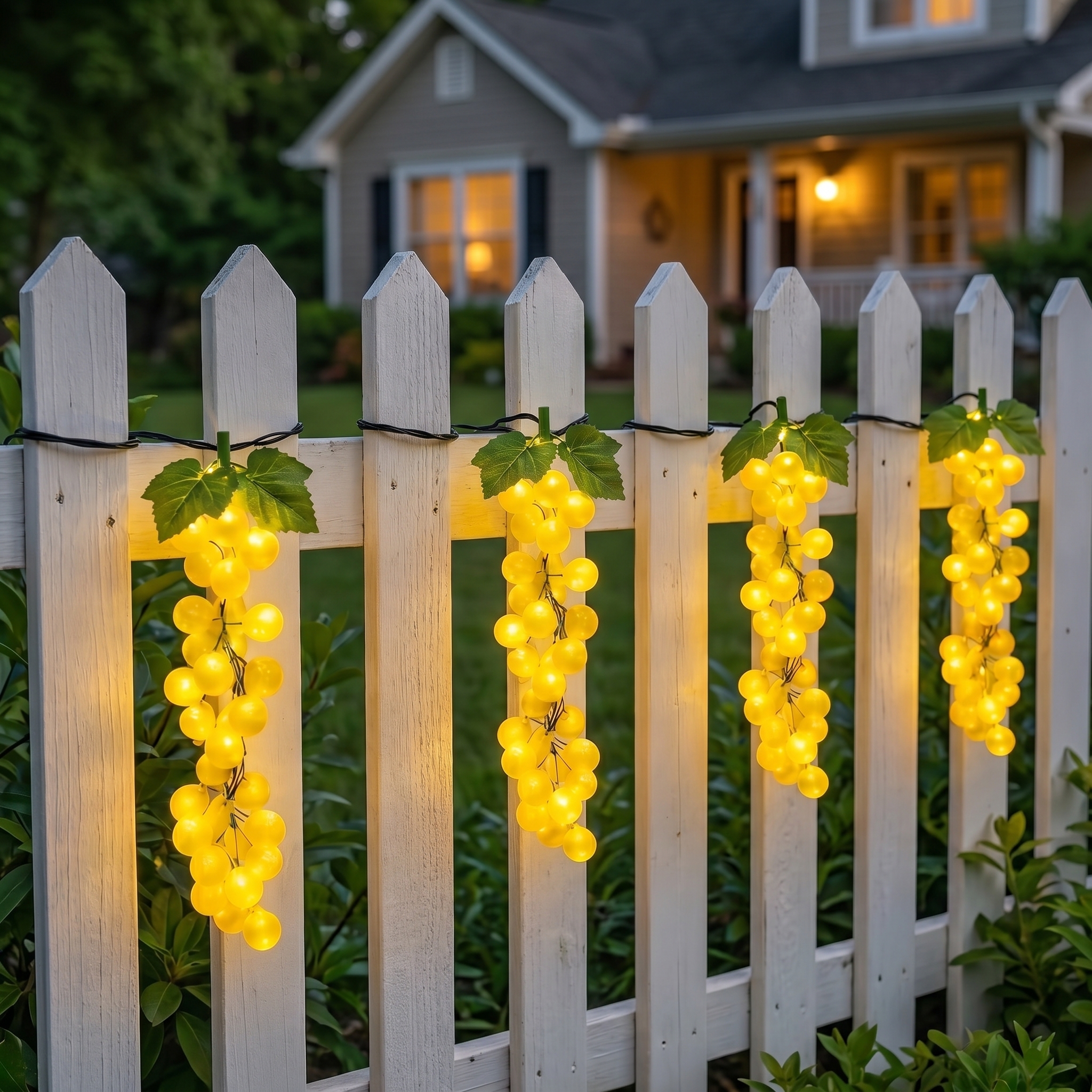 Solar & USB Grape Cluster Lights