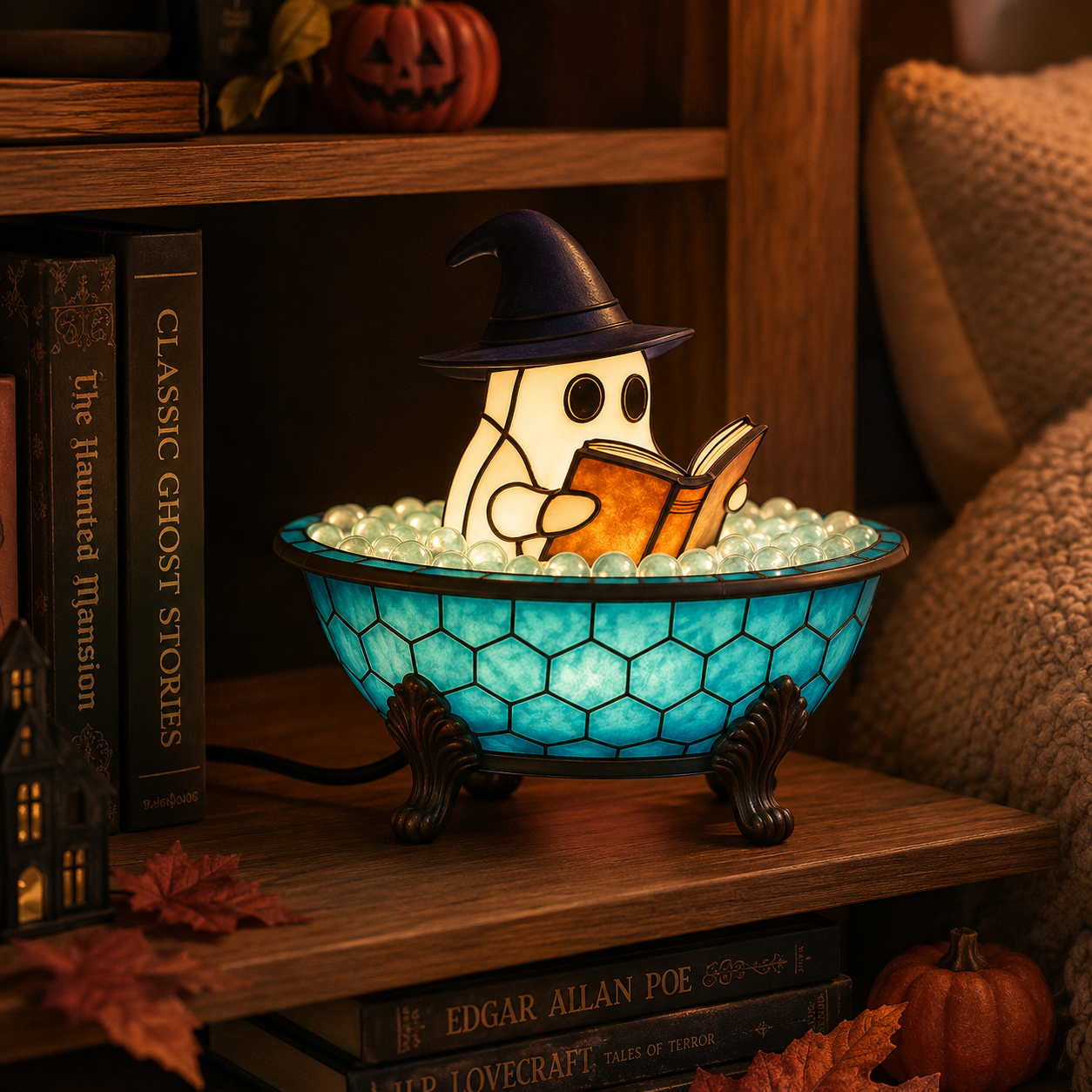 Halloween Ghost Reading Lamp