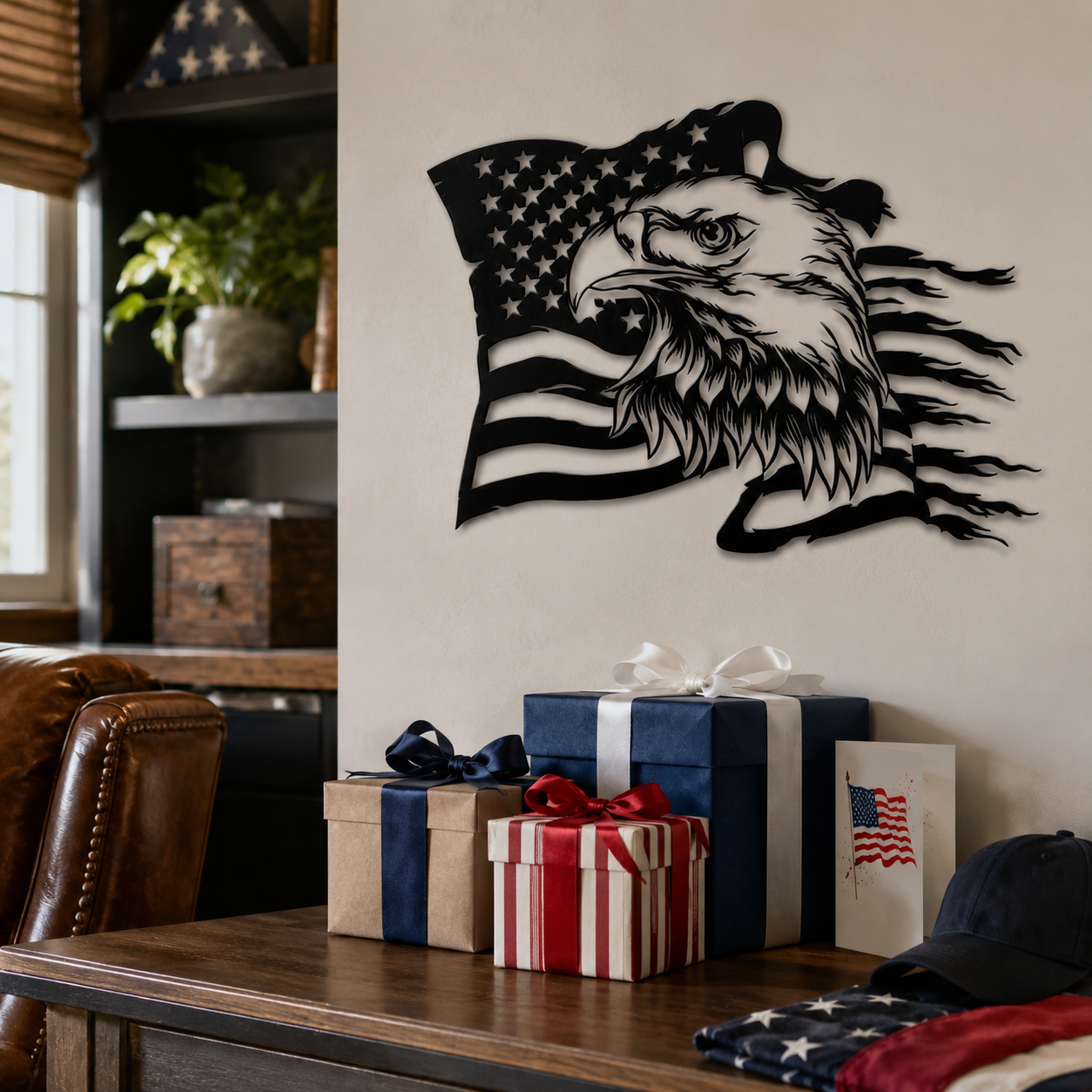 American Eagle Metal Wall Art