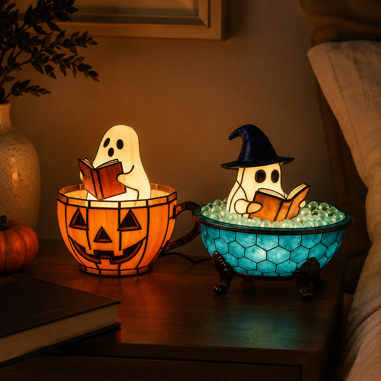 Halloween Ghost Reading Lamp