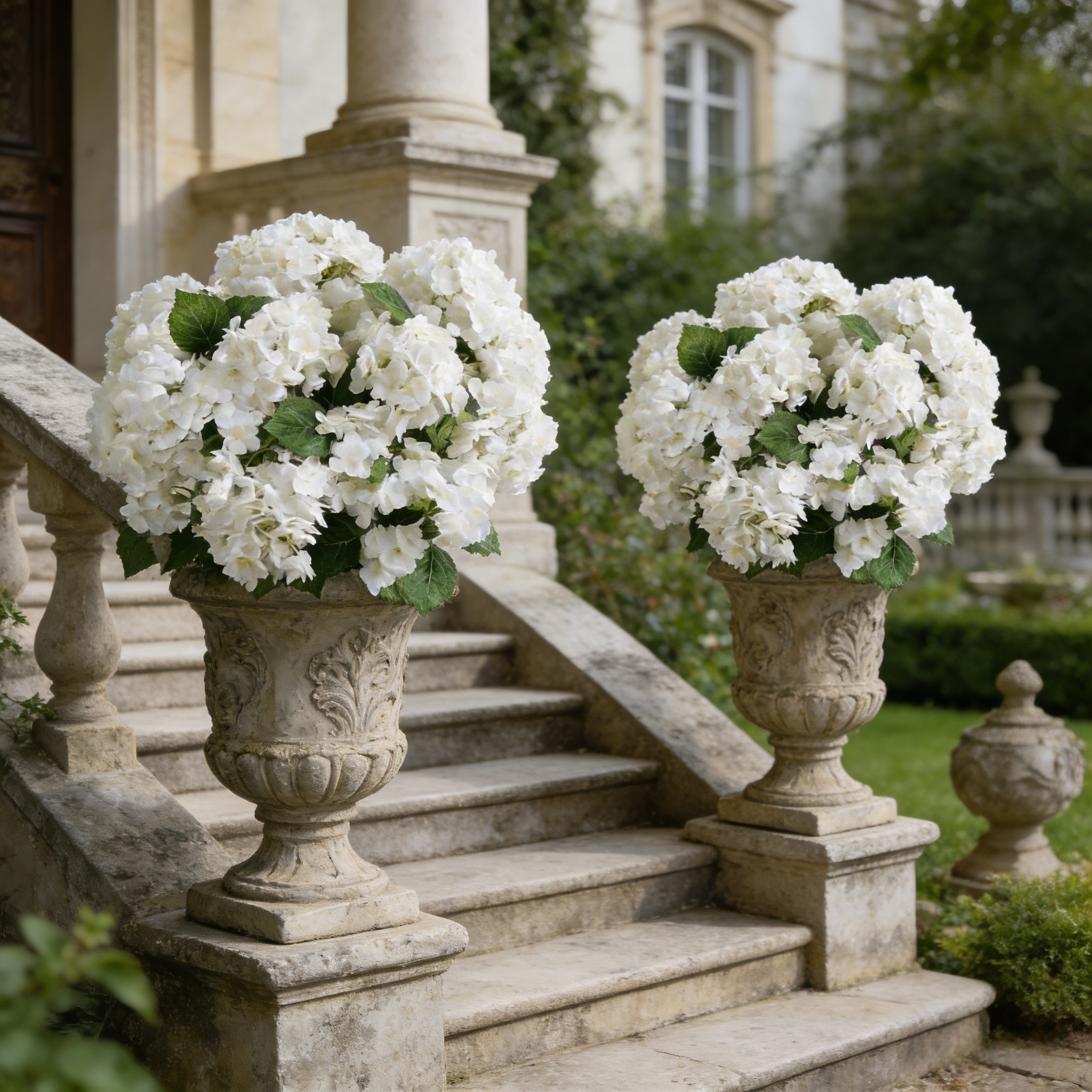 Artificial Hydrangea Bush