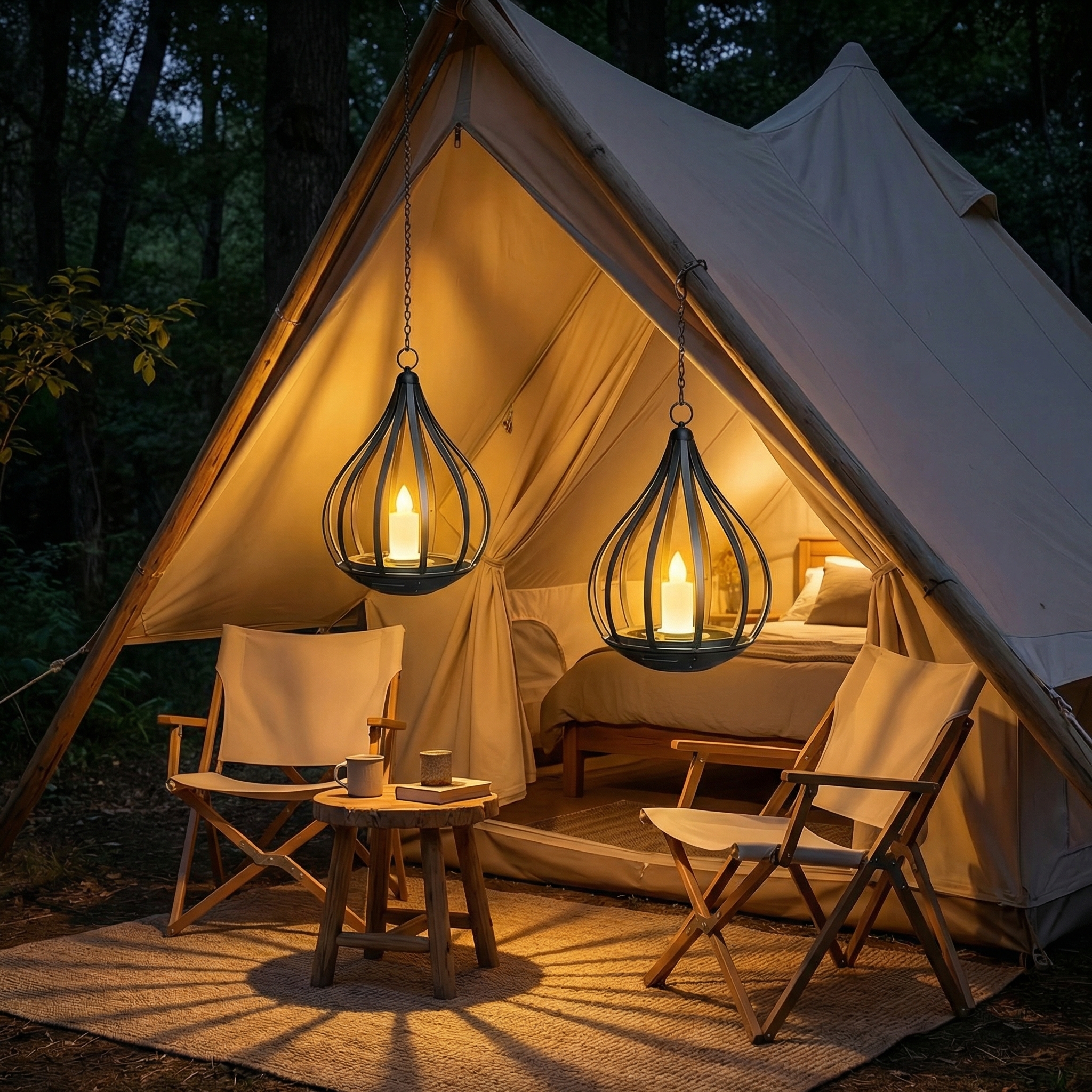 Solar Outdoor Pendant Light