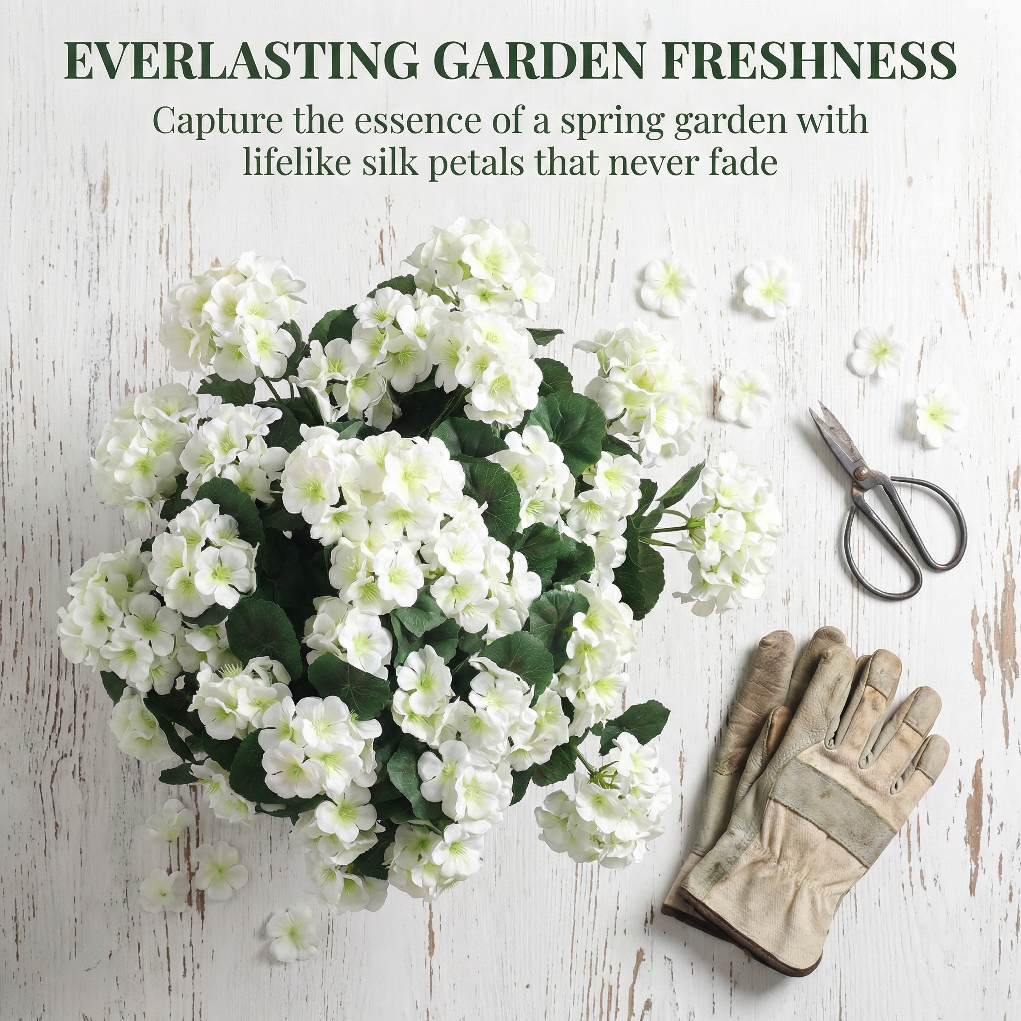 Artificial Geranium Flowers