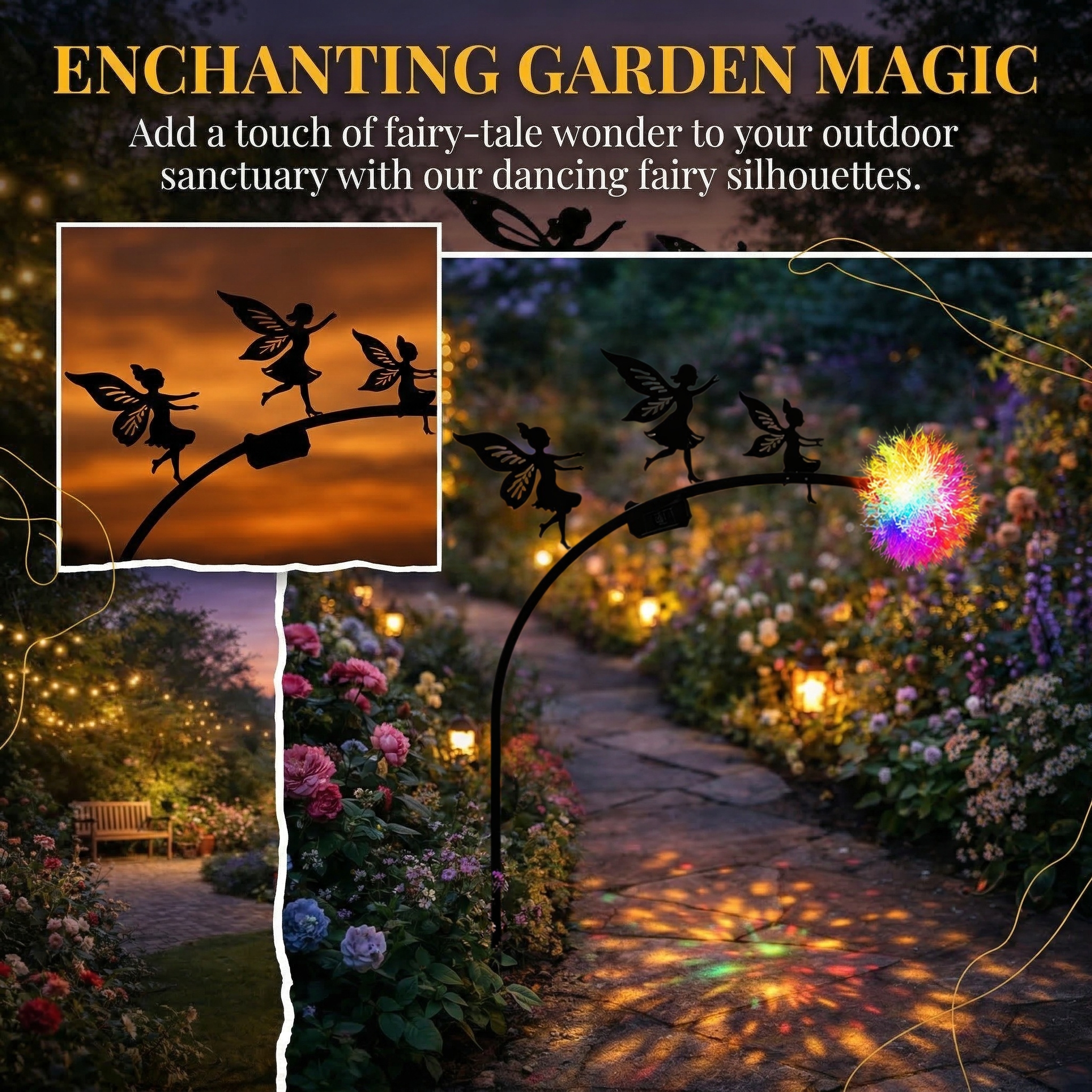 Solar Fairy Garden Stake Light