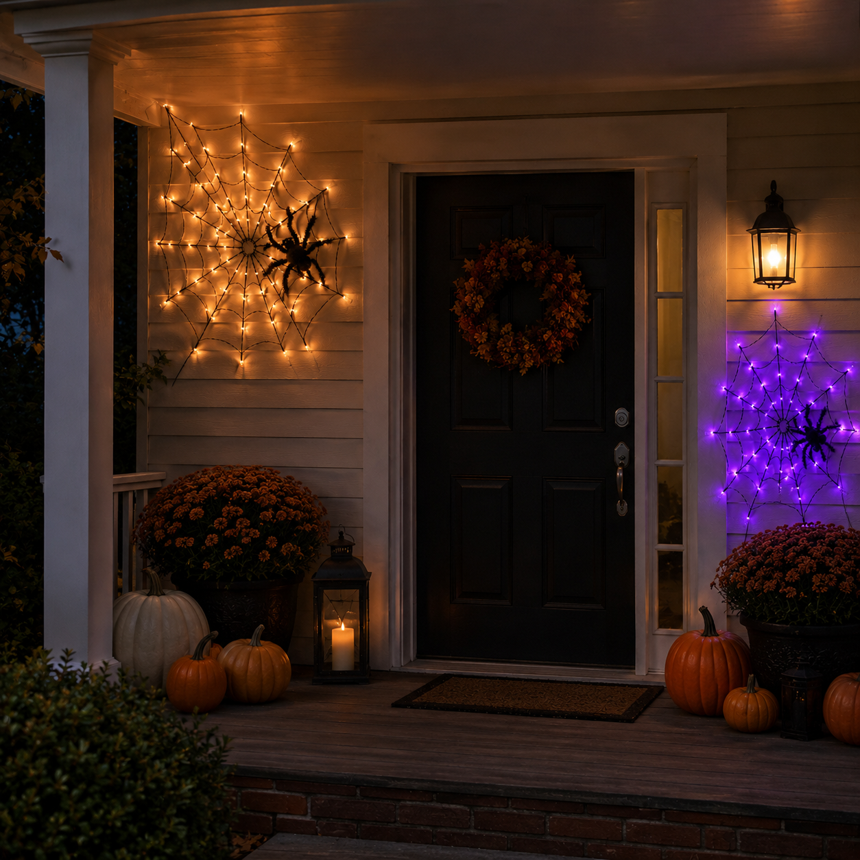 Halloween Spider Web Lights