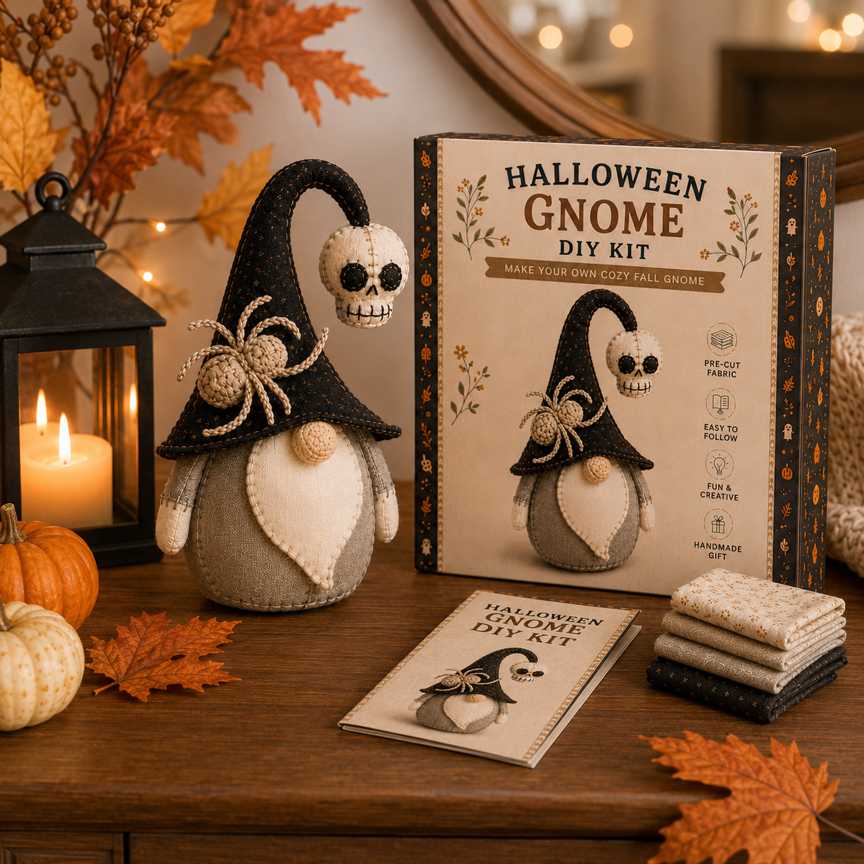 Halloween Fall Gnome DIY Craft Kit