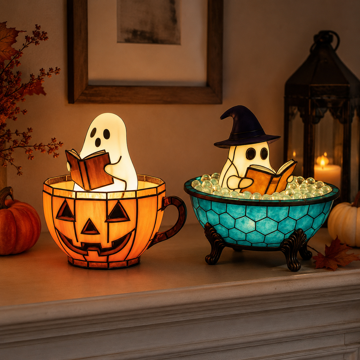 Halloween Ghost Reading Lamp