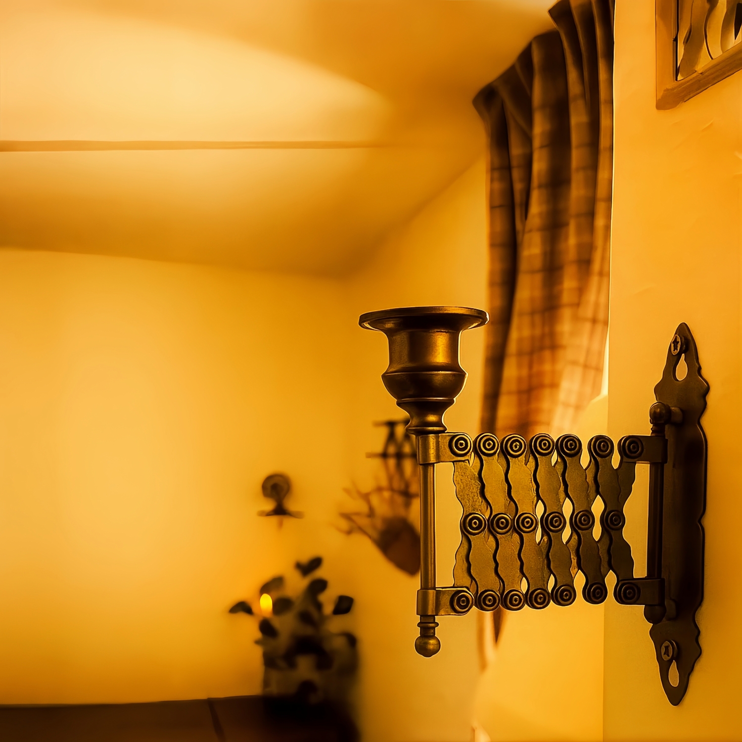 Vintage Wall-Mounted Candle Holder