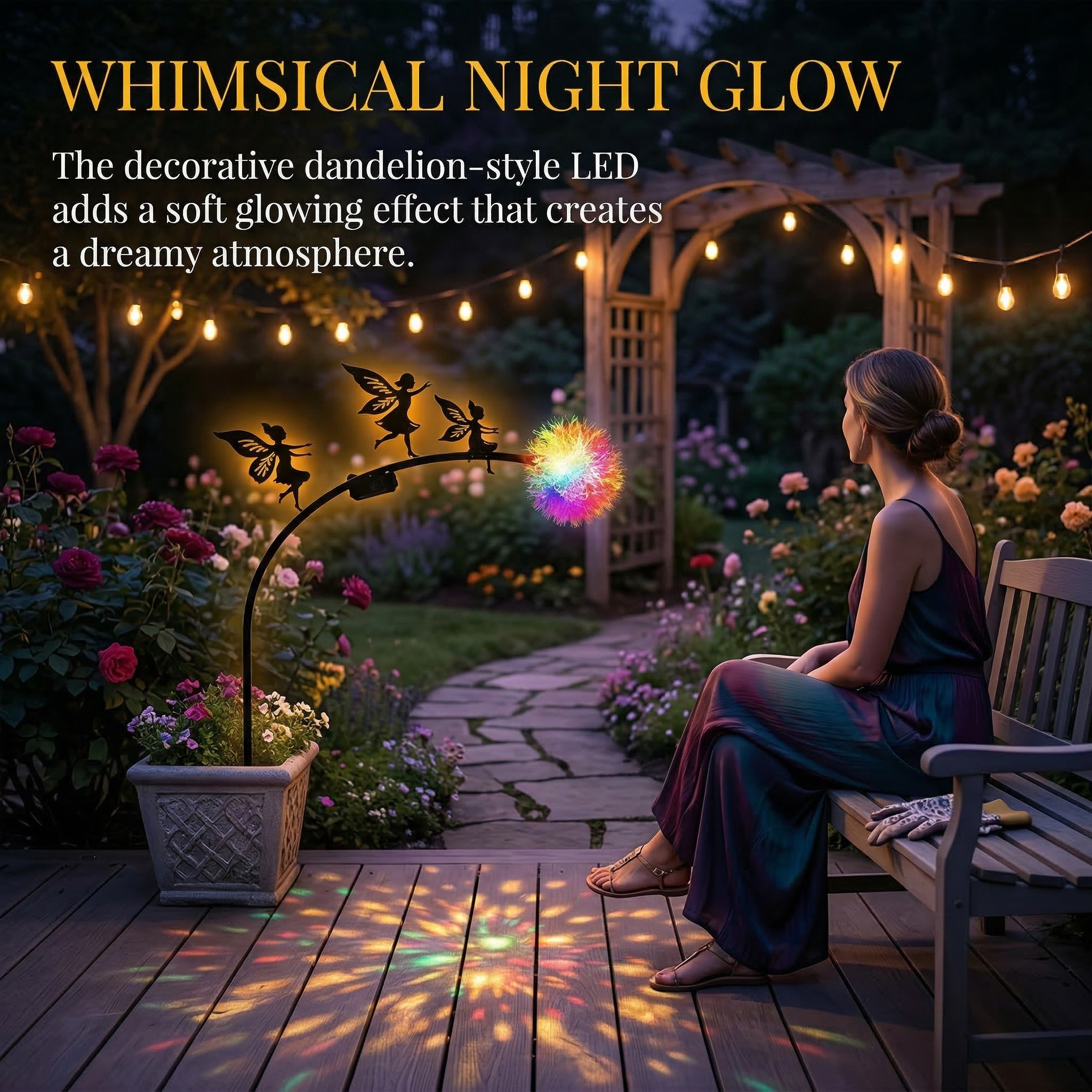 Solar Fairy Garden Stake Light