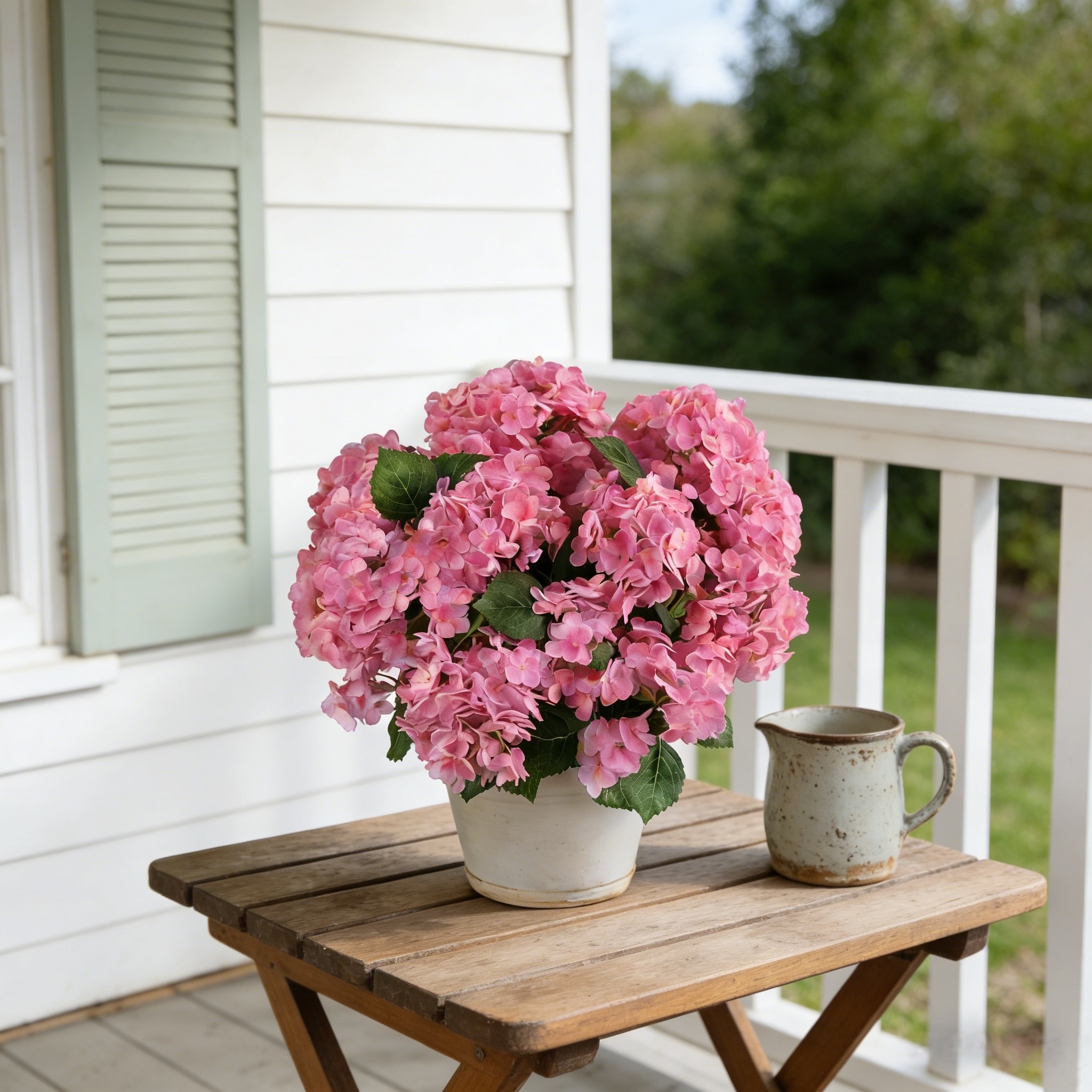 Artificial Hydrangea Bush