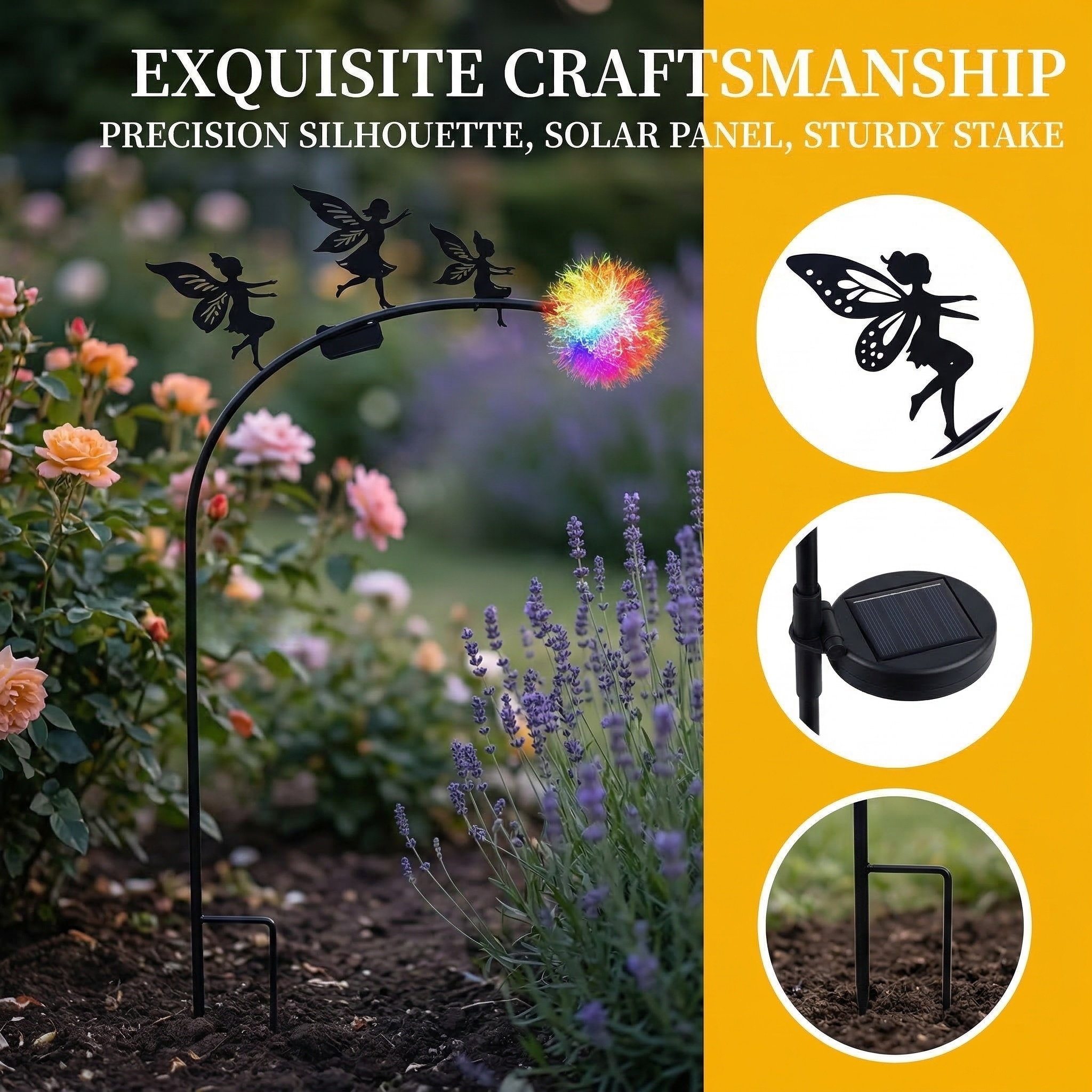 Solar Fairy Garden Stake Light