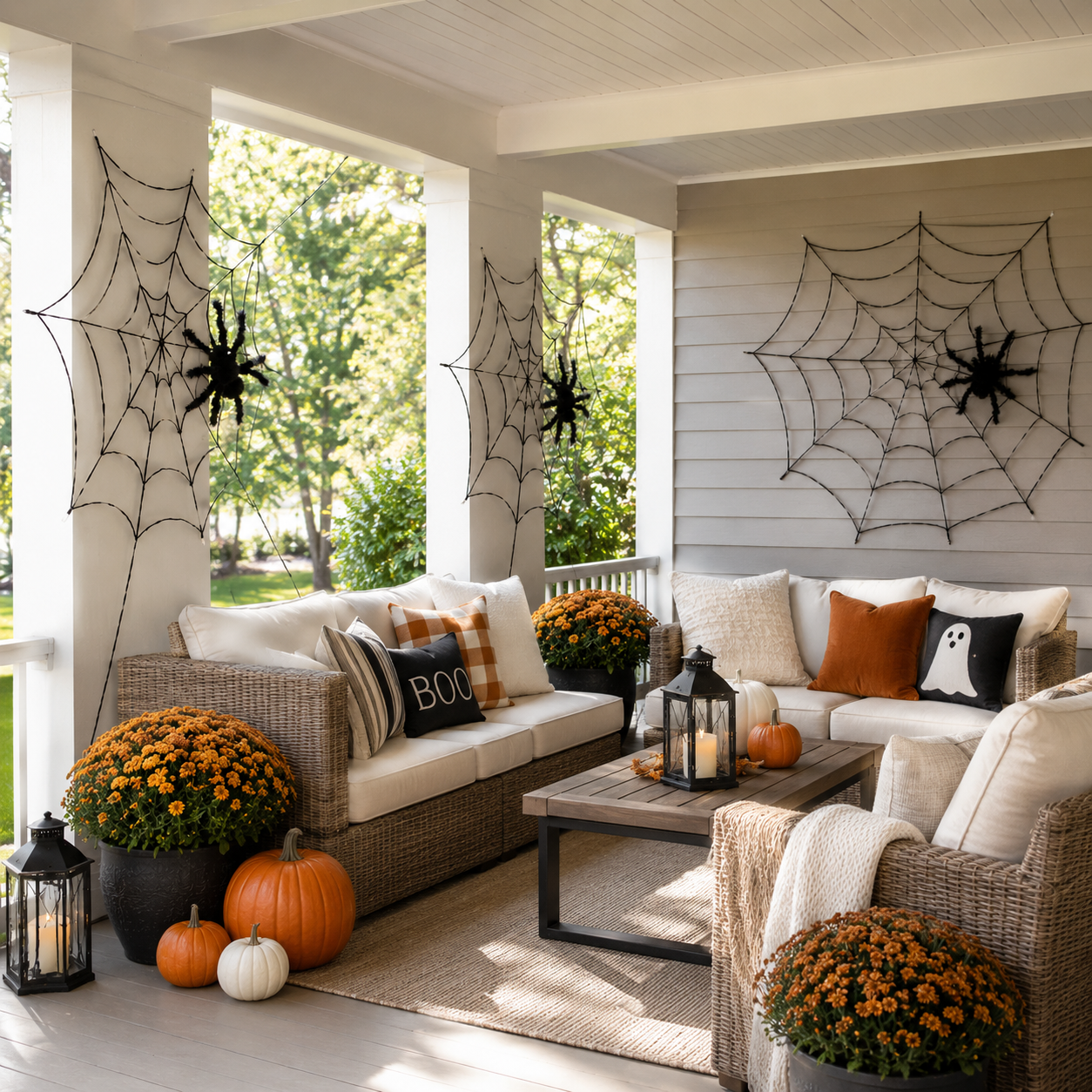 Halloween Spider Web Lights