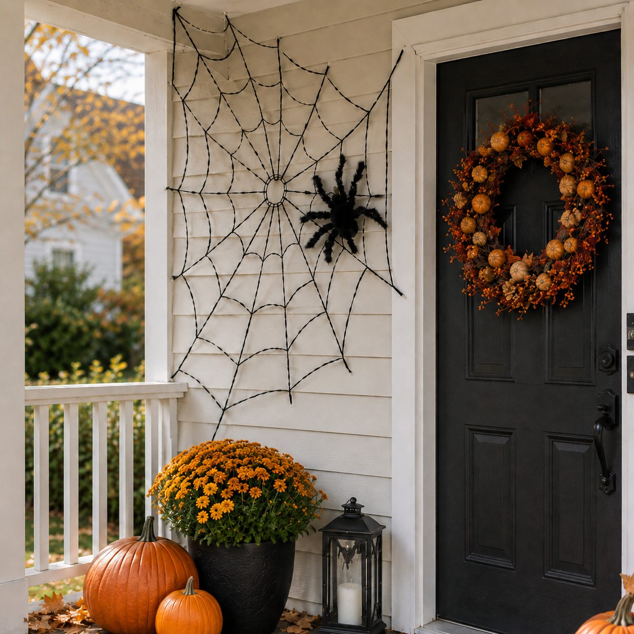 Halloween Spider Web Lights
