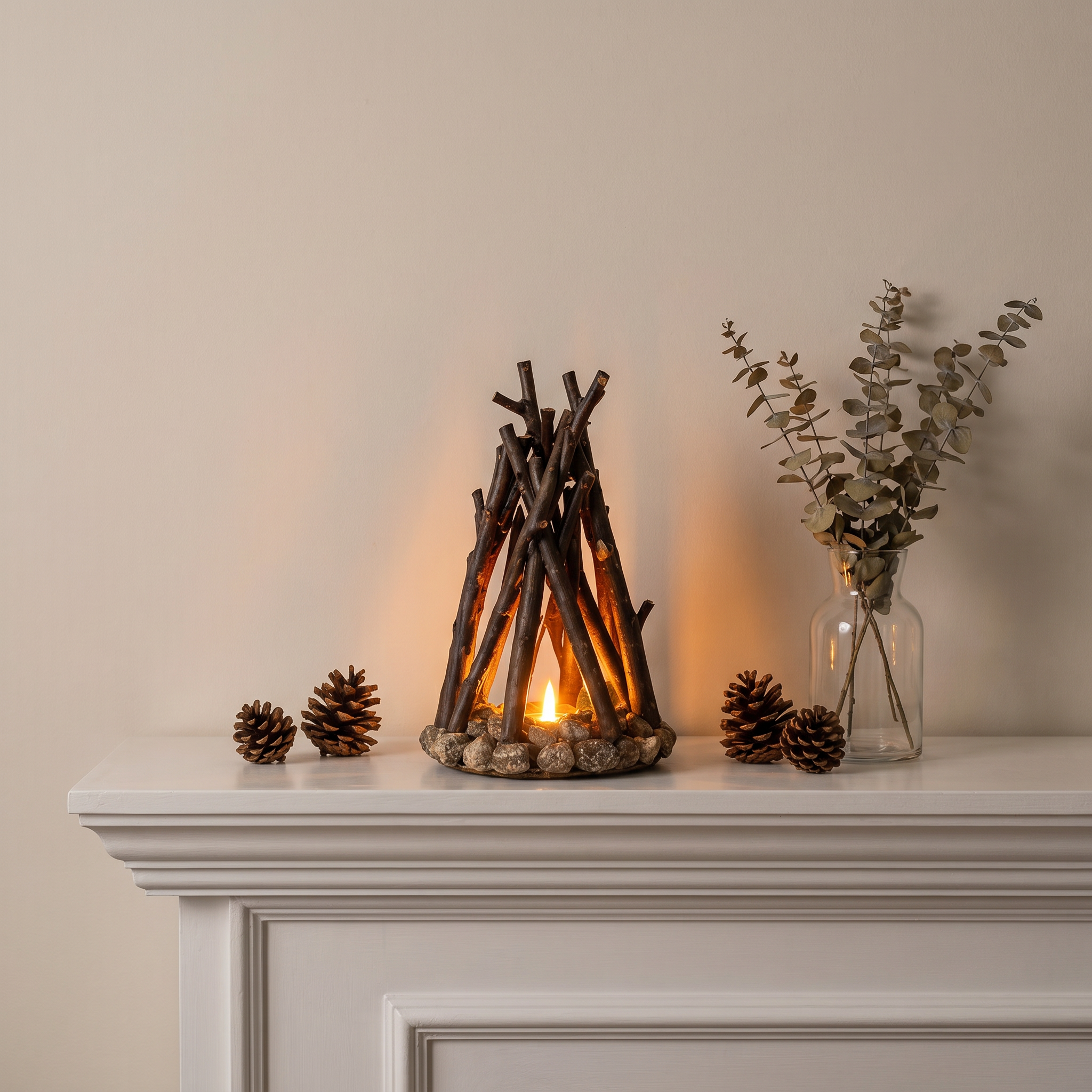 Retro Bonfire night light lamp
