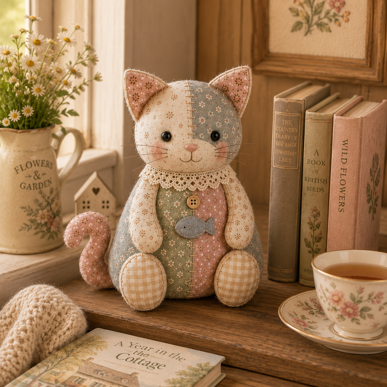 Cottage Patchwork Friends DIY Sewing Kit