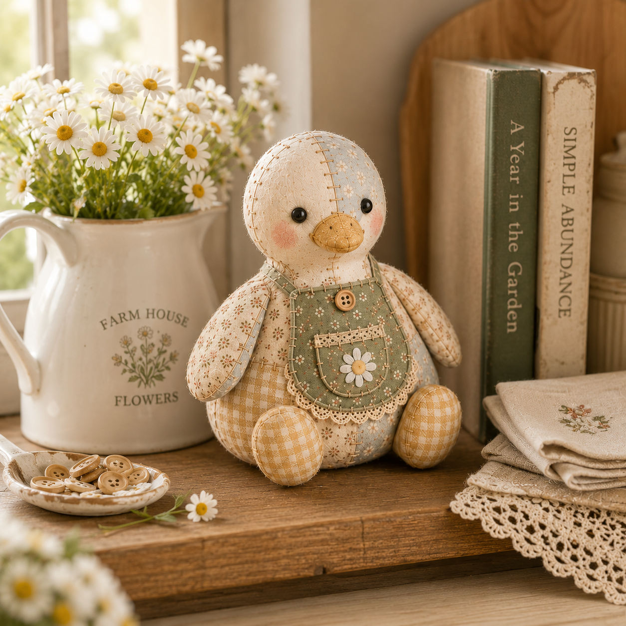 Cottage Patchwork Friends DIY Sewing Kit