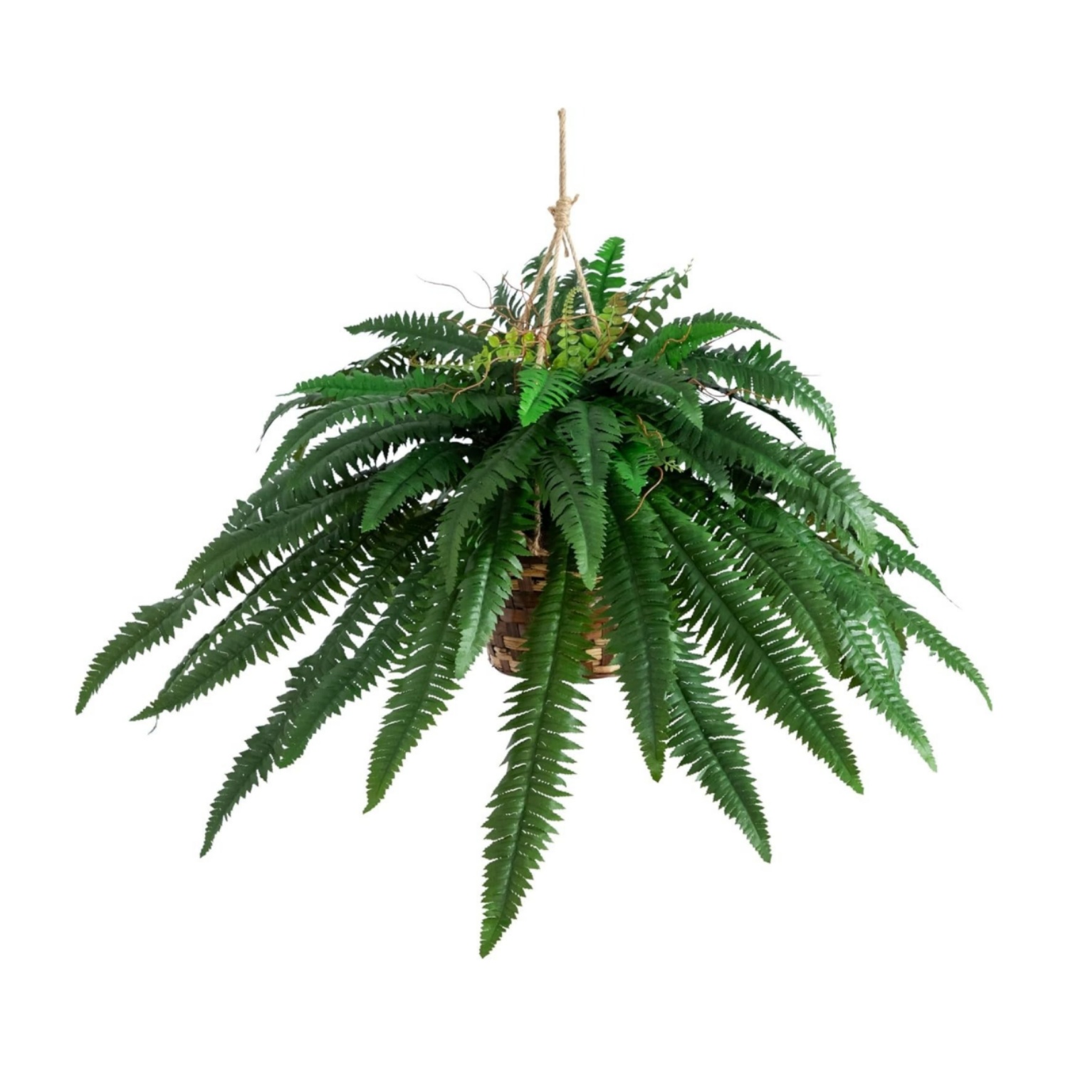 Large Silky Artificial Boston Fern Bush