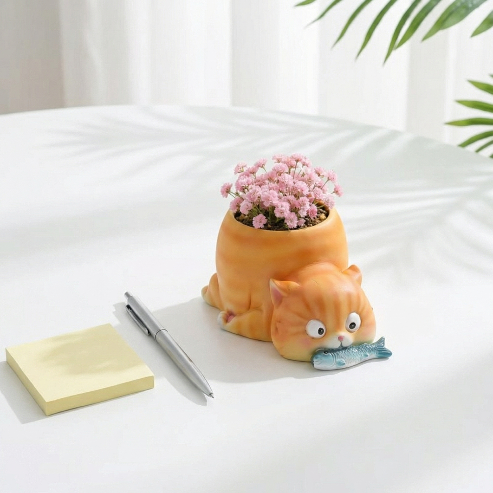 Adorable Cat Flower Pot – Unique Gift Idea for Women, Friends & Home Decor