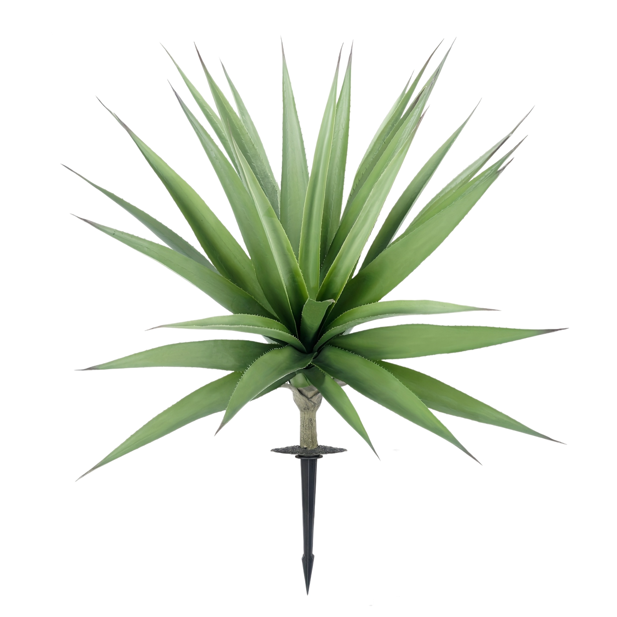 Artificial Agave Garden Accent Plant with Ground Stake