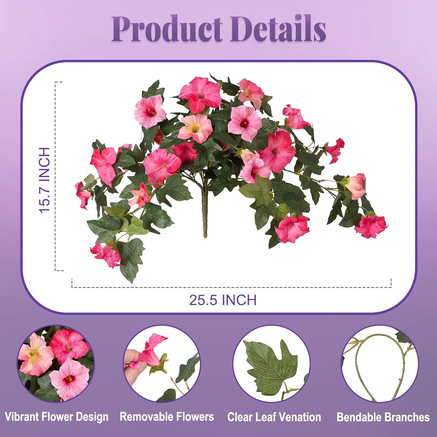 Spring Bloom Artificial Petunia Arrangement