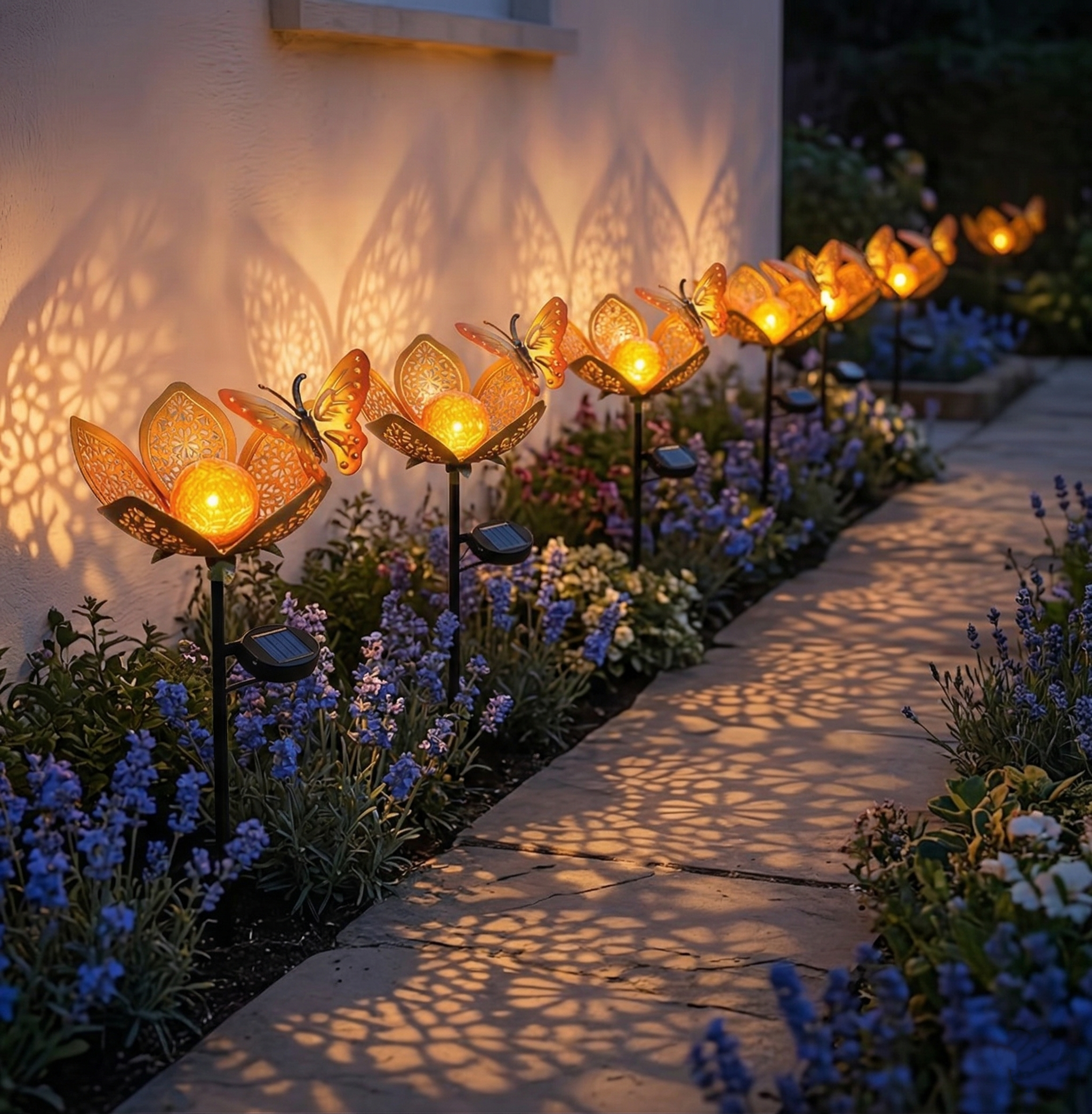 Solar Butterfly Garden Stake Light – Waterproof Decorative Outdoor Flower Lamp