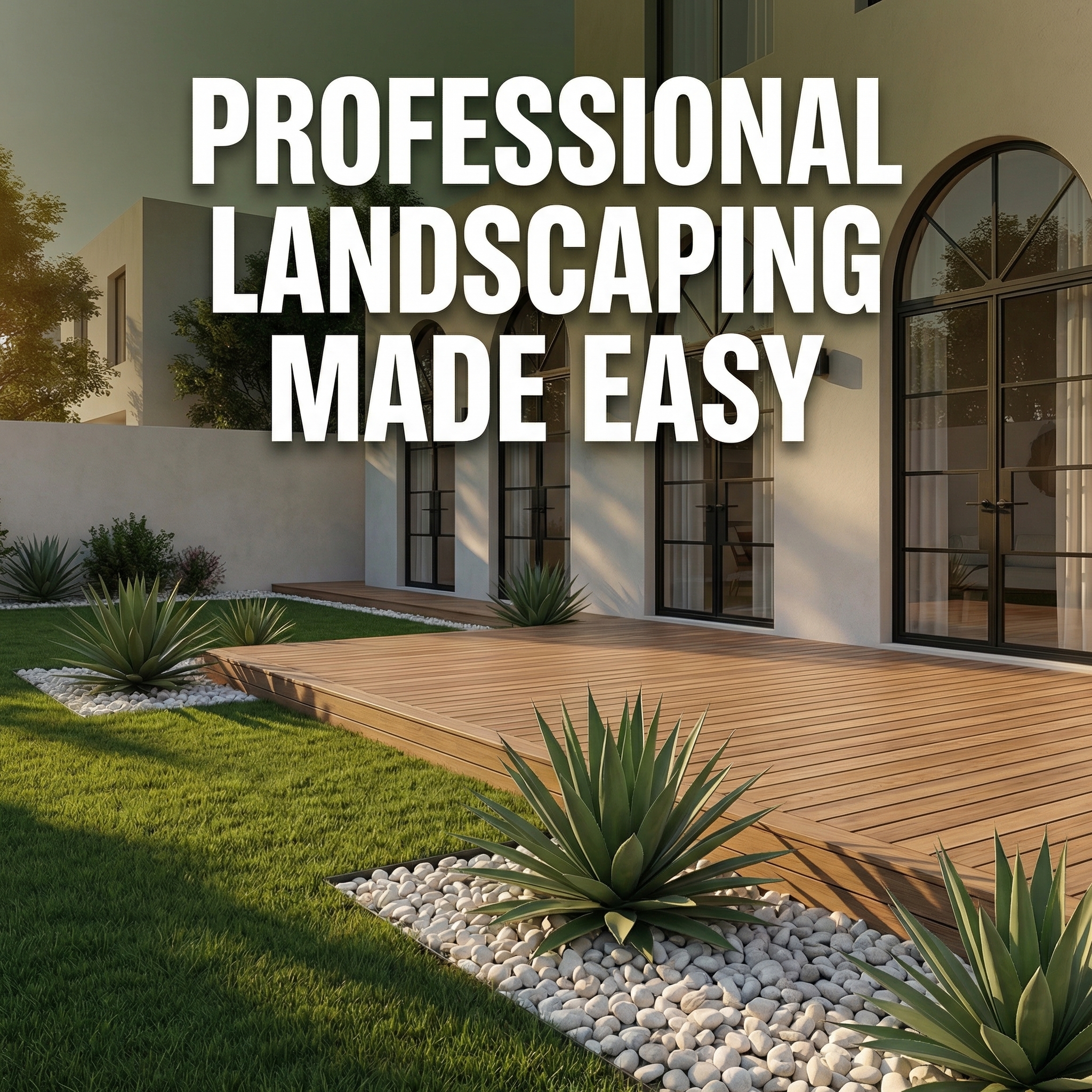 Artificial Agave Garden Accent Plant with Ground Stake