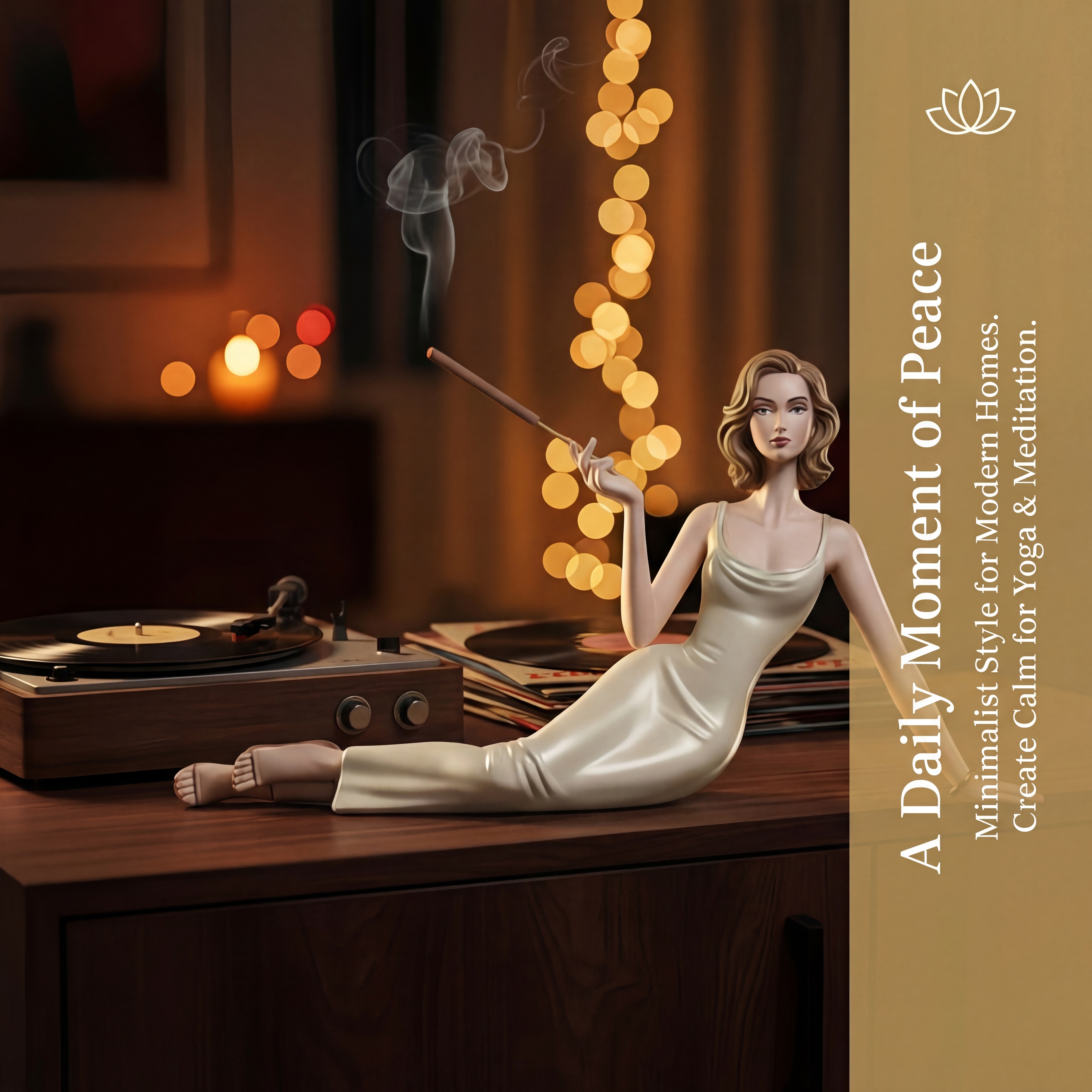 Handcrafted Ceramic Aroma Statue – Where Sculpture Meets Serenity