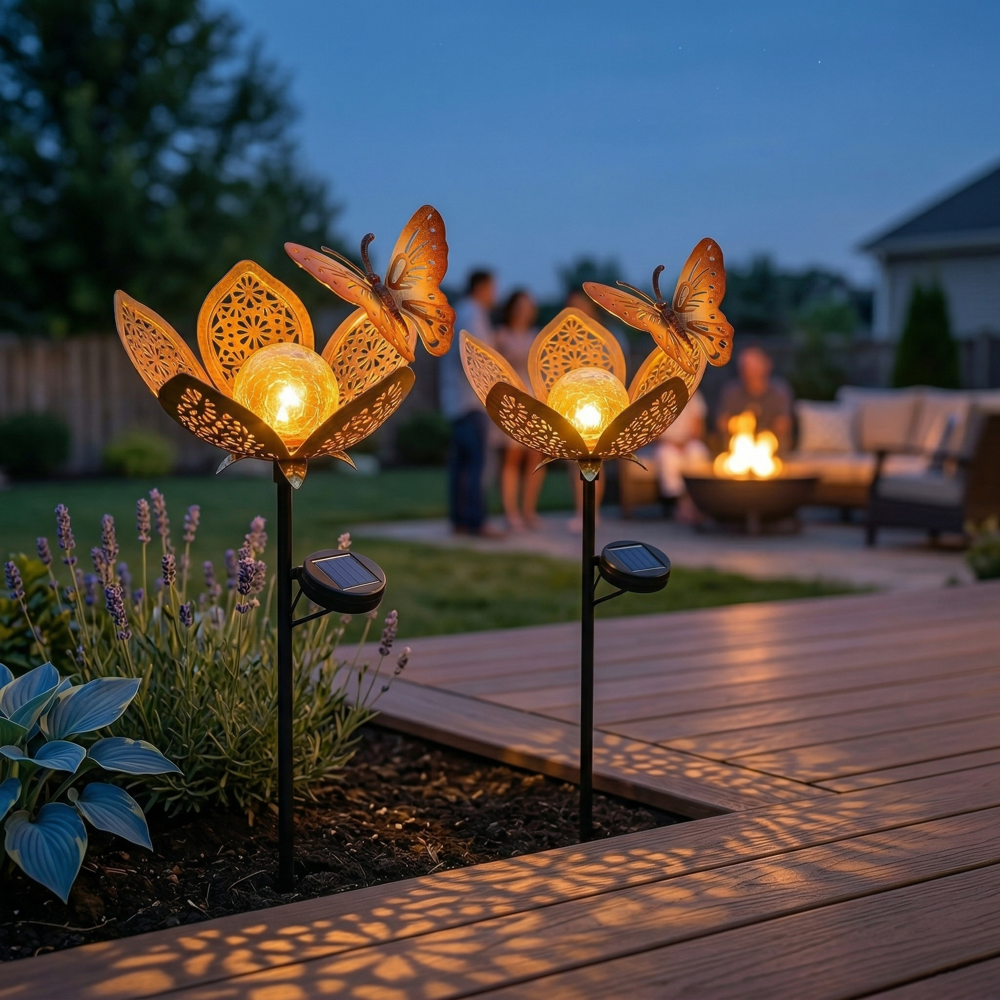 Solar Butterfly Garden Stake Light – Waterproof Decorative Outdoor Flower Lamp