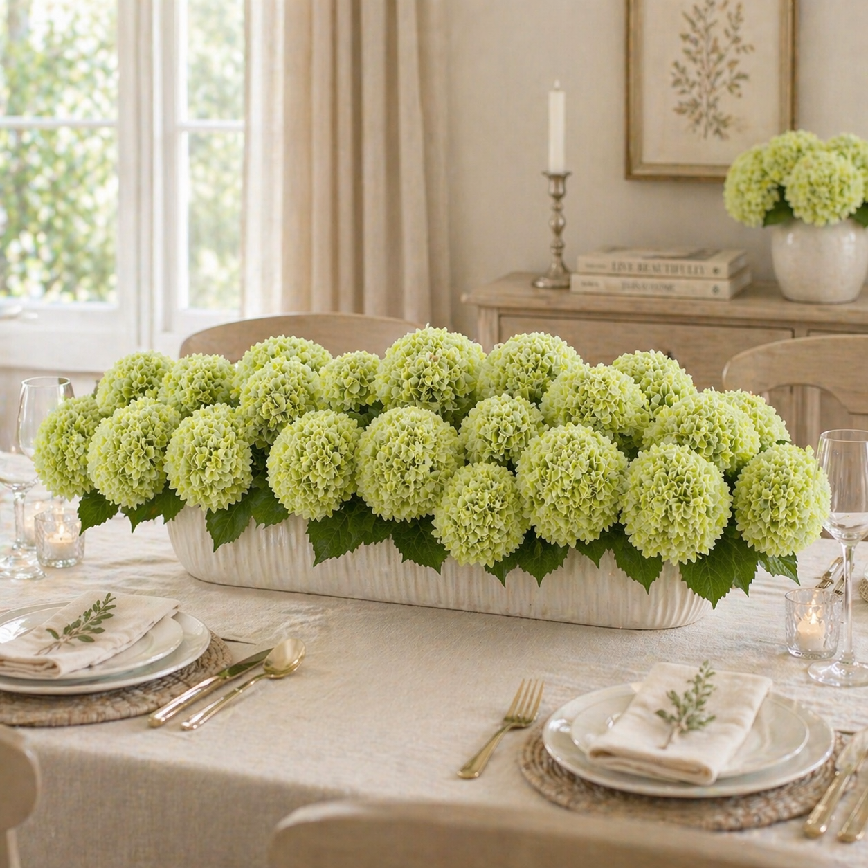 Elegant Faux Hydrangea Stems for Timeless Home Décor