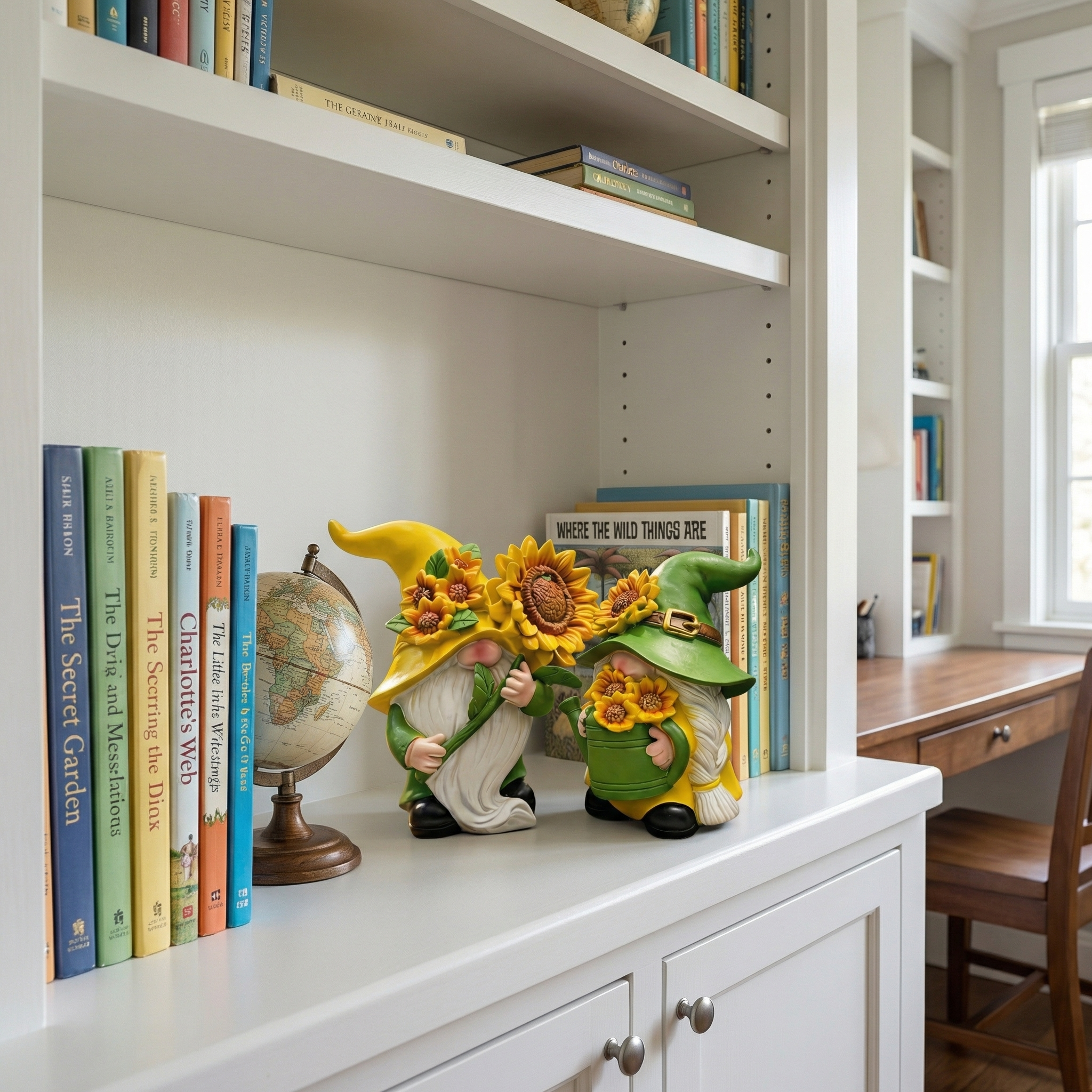 Sunflower Garden Gnomes Set of 2