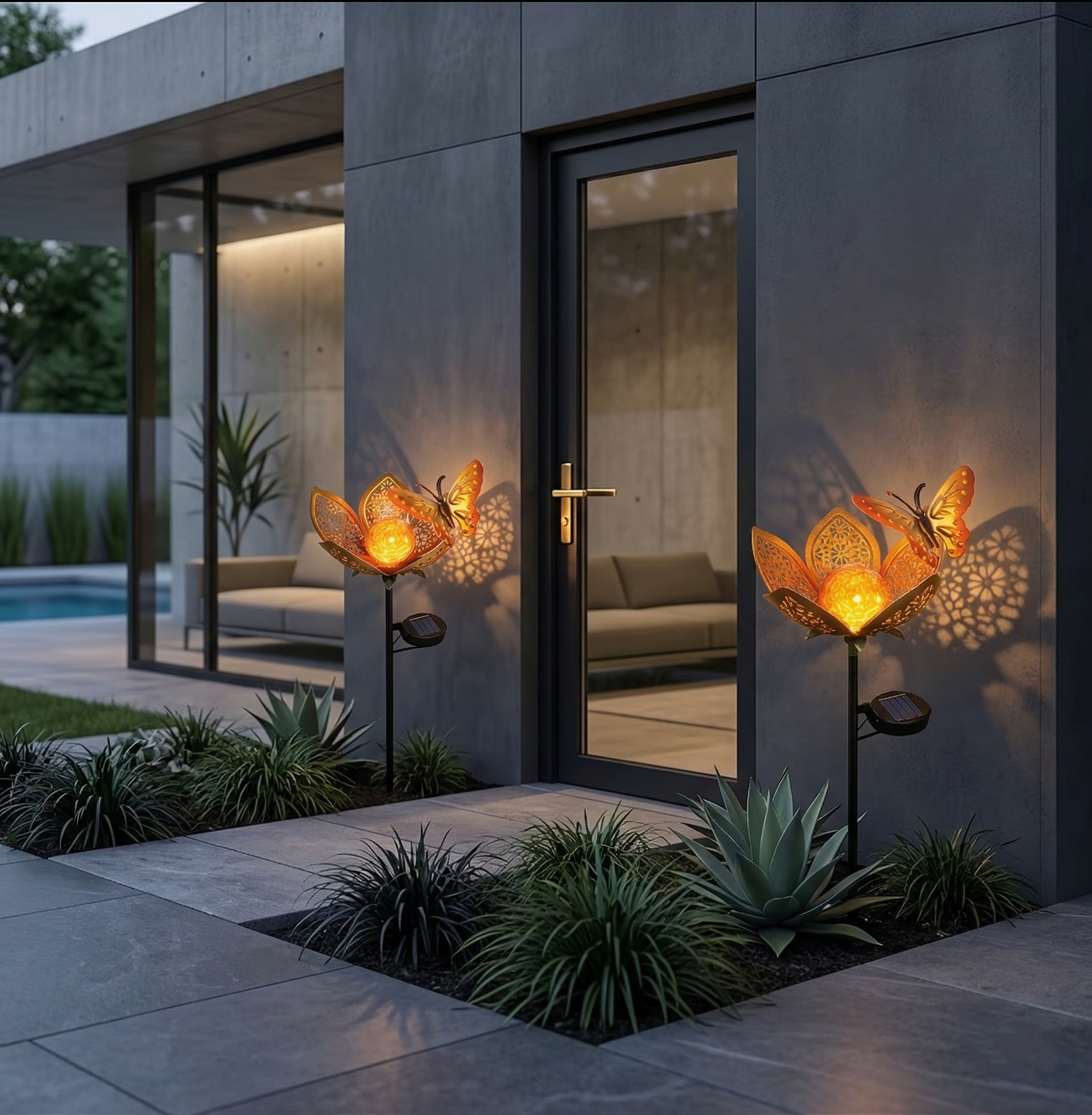 Solar Butterfly Garden Stake Light – Waterproof Decorative Outdoor Flower Lamp