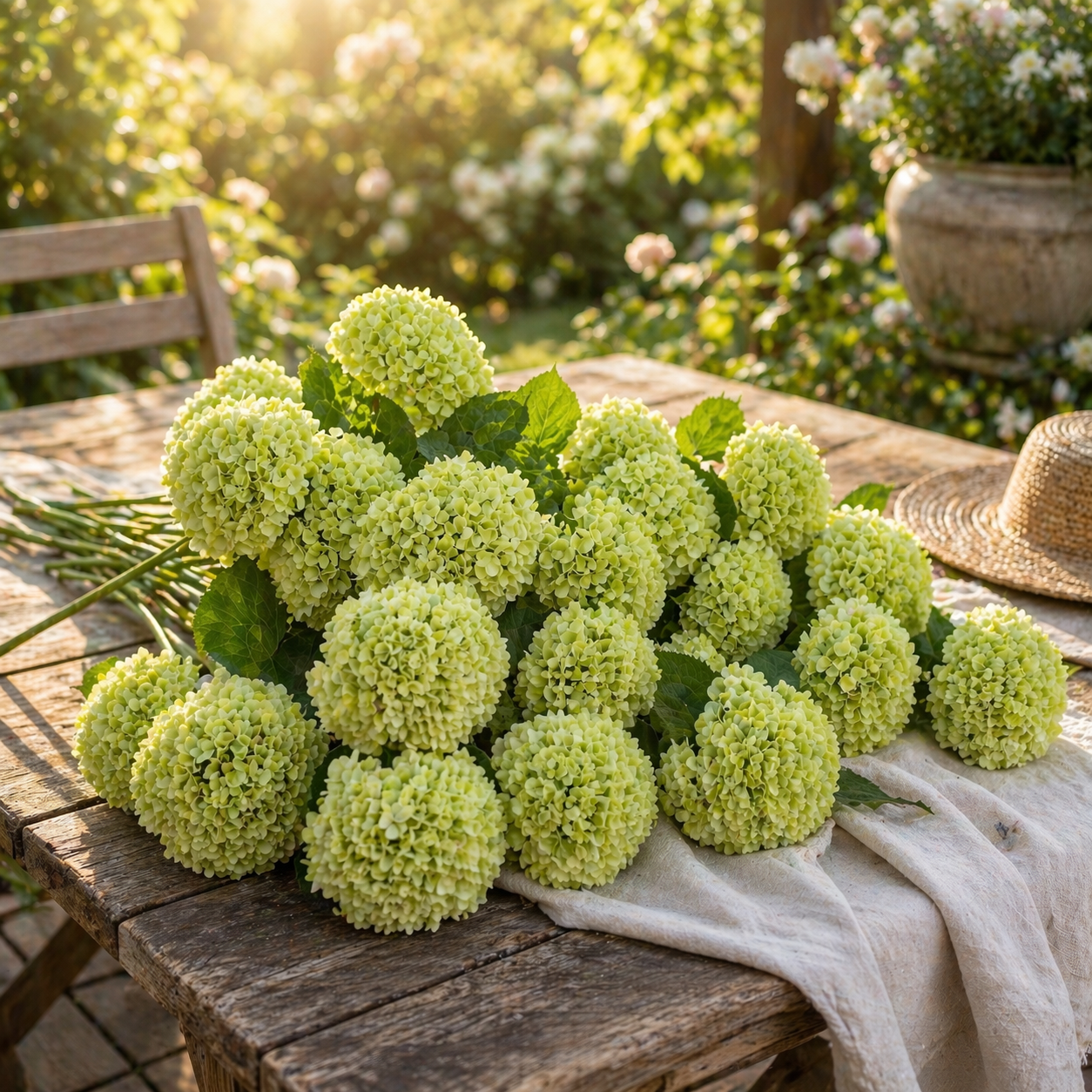 Elegant Faux Hydrangea Stems for Timeless Home Décor