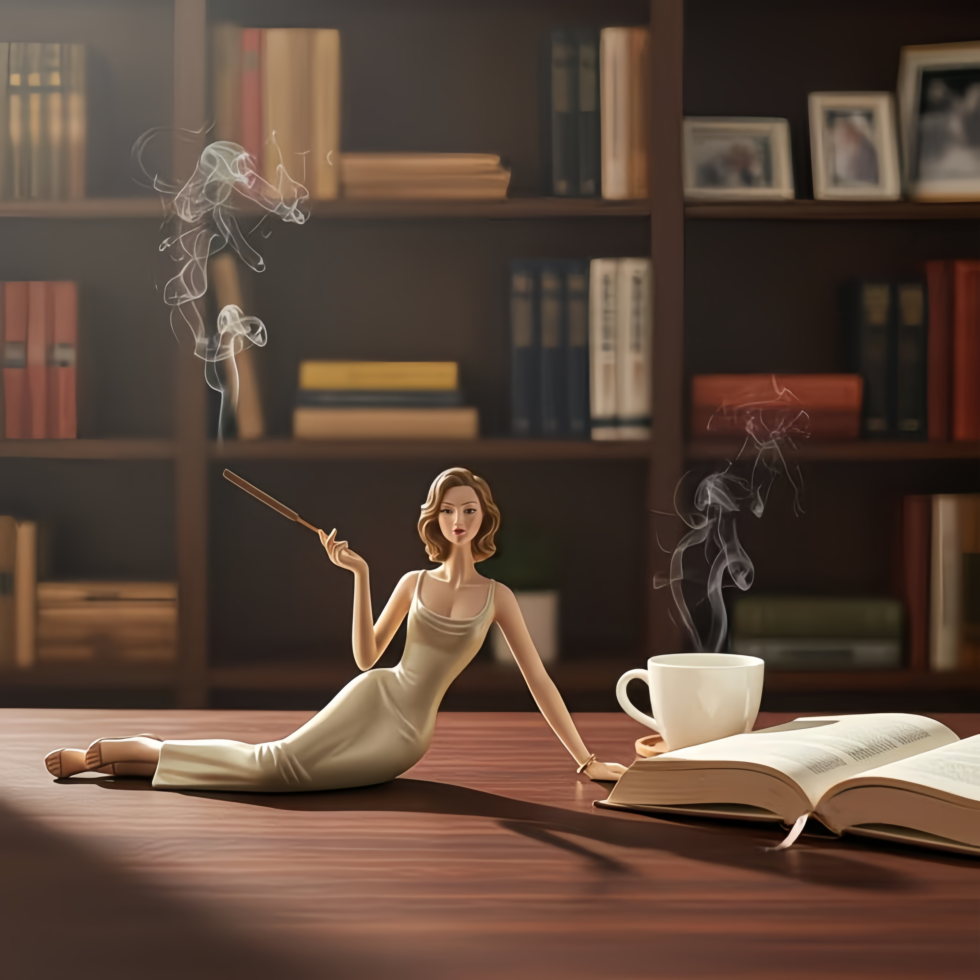 Handcrafted Ceramic Aroma Statue – Where Sculpture Meets Serenity