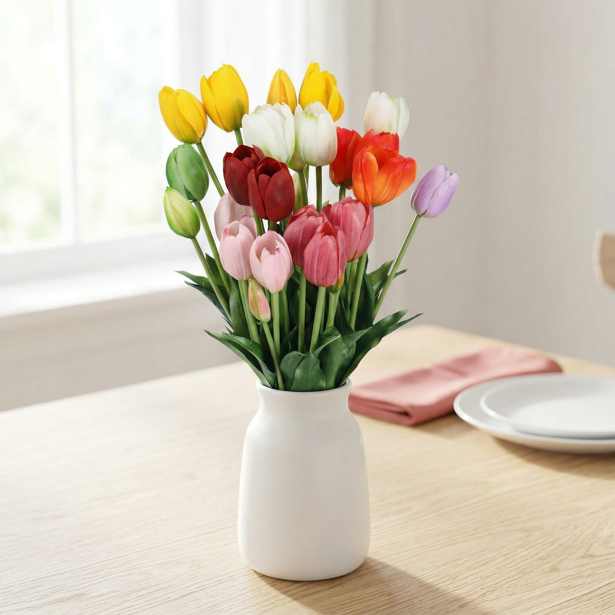 Real Touch Artificial Tulip Bouquet